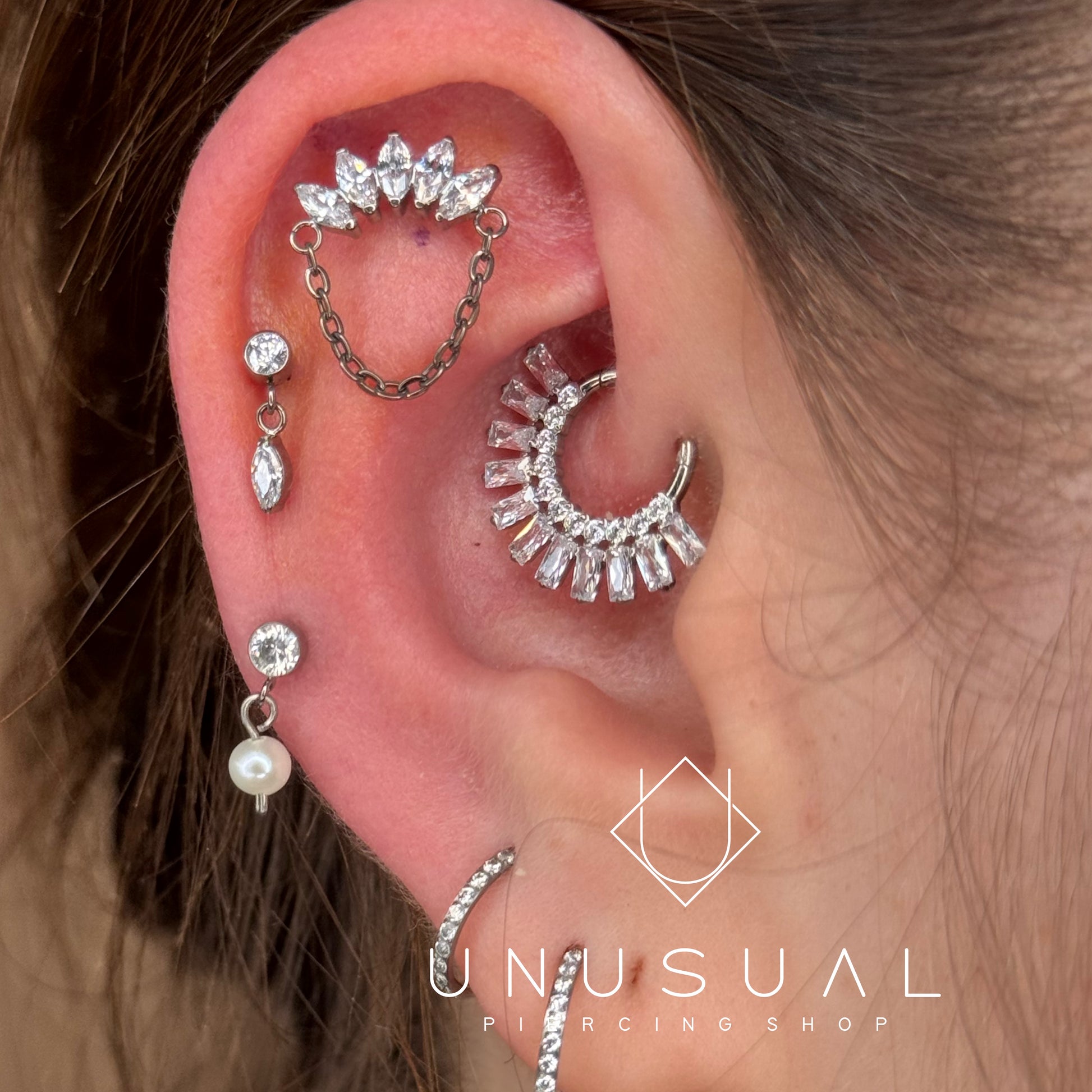 White pearl | UnusualPiercingShop.com