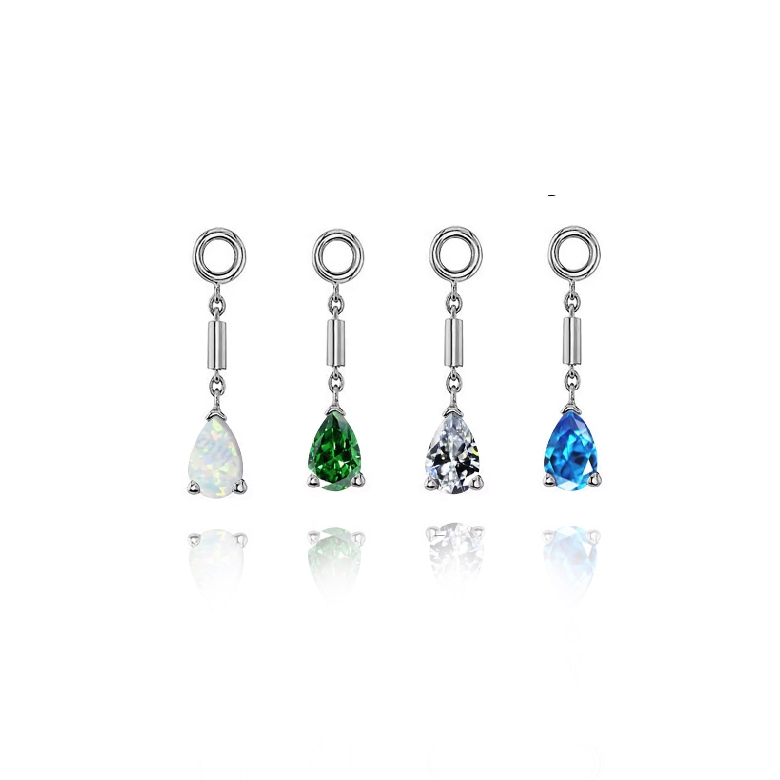 Drop Charm | Catenina Piercing Titanio - UnusualPiercingShop.com