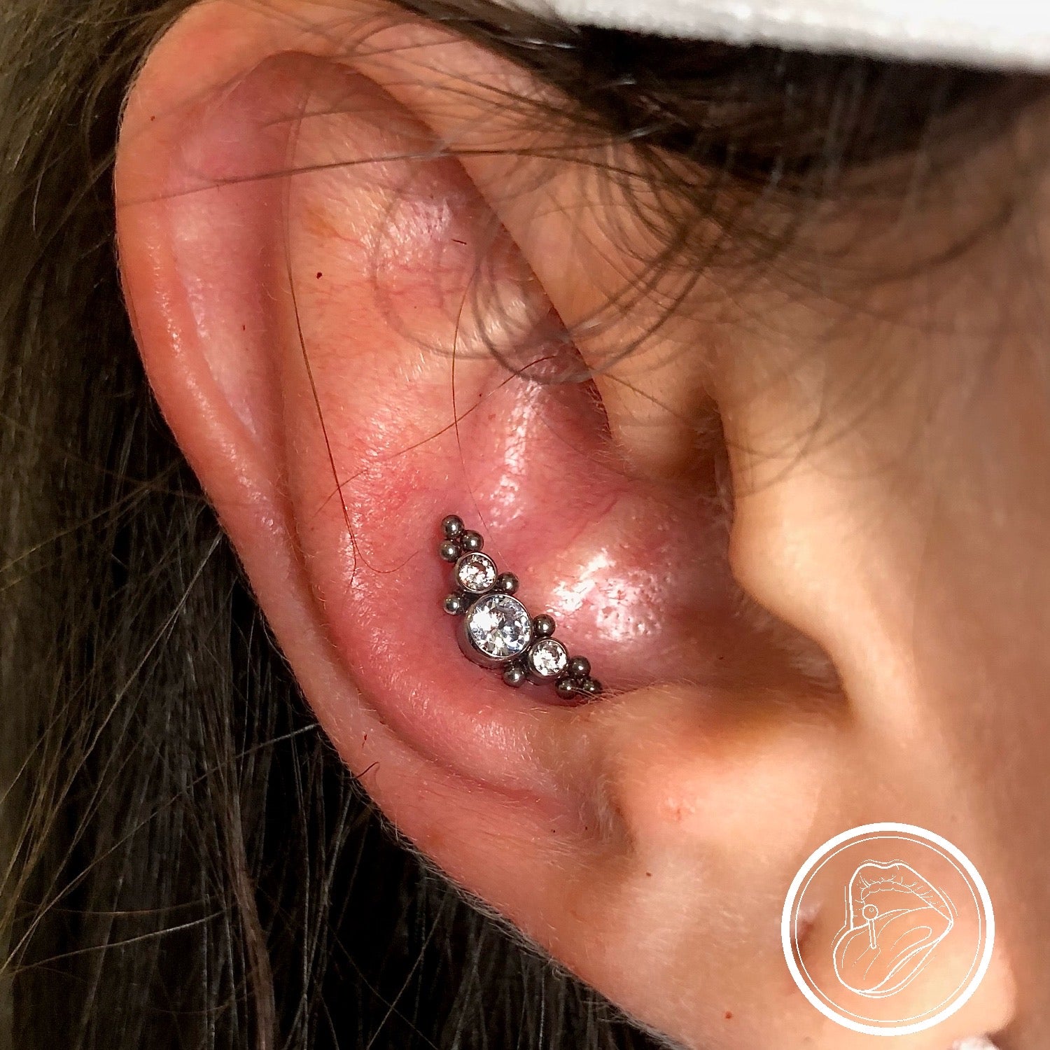 Bright Cluster Piercing - UnusualPiercingShop.com