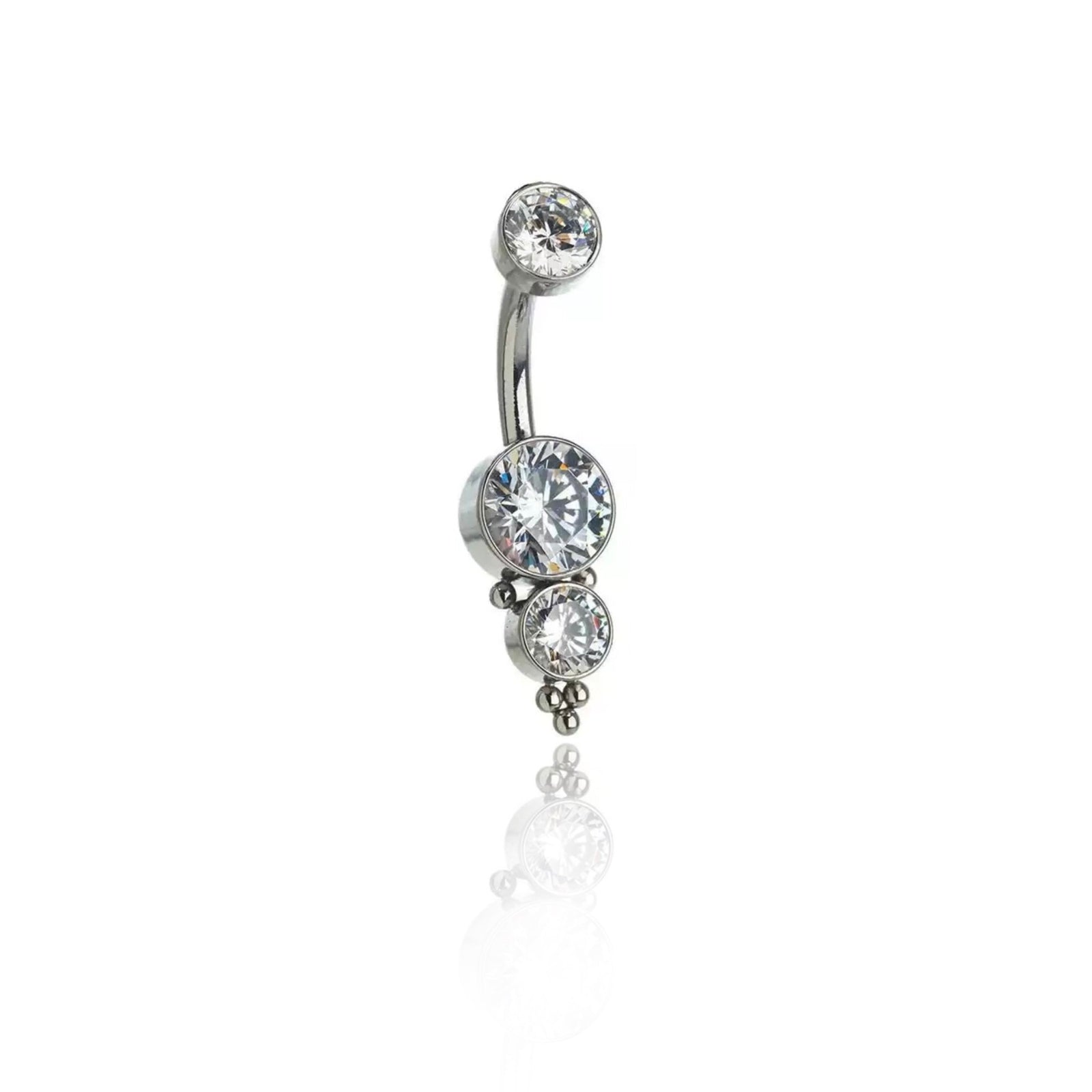 Double Diamond Piercing - UnusualPiercingShop.com