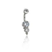 Double Diamond Piercing - UnusualPiercingShop.com