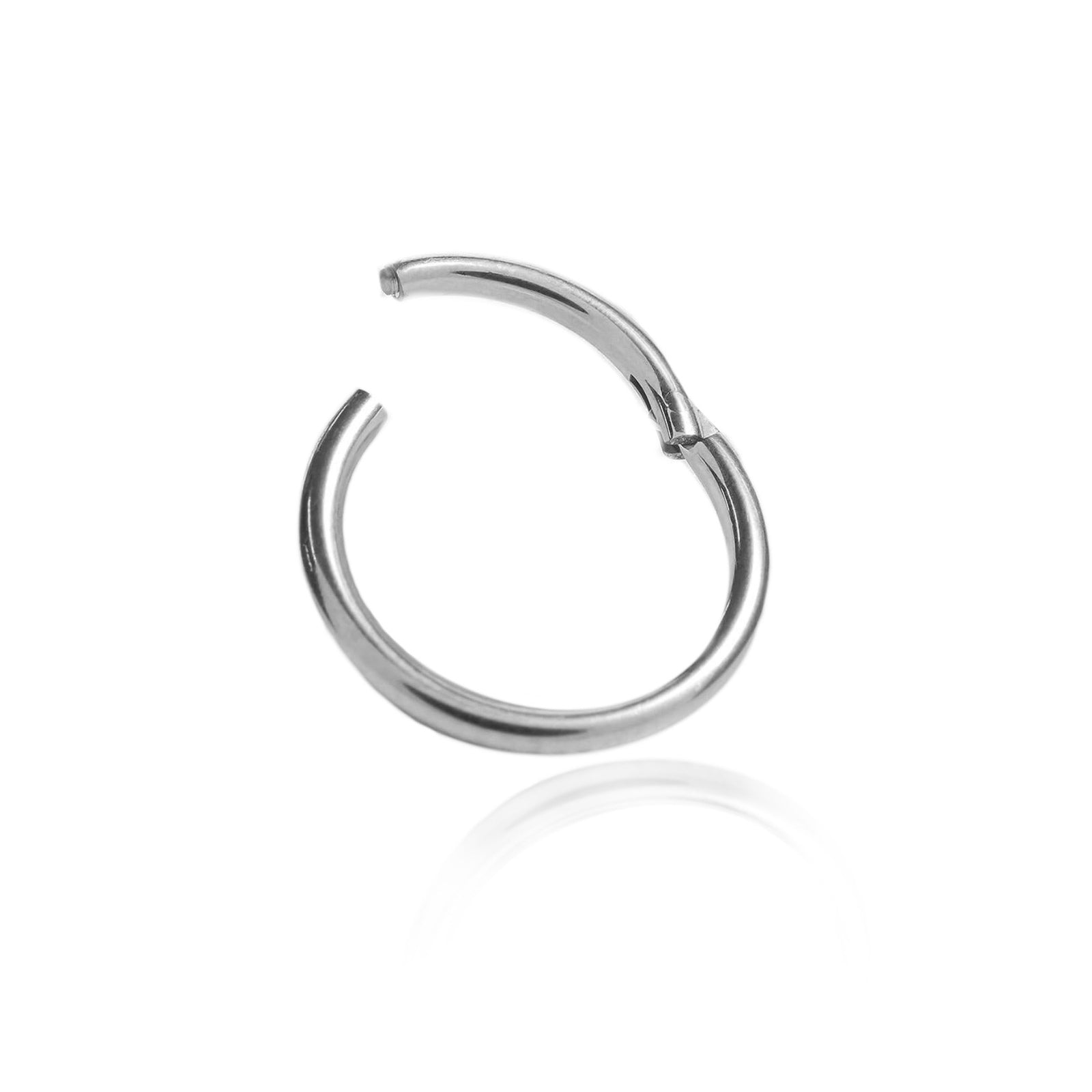 Silver Basic Clicker Piercing - UnusualPiercingShop.com