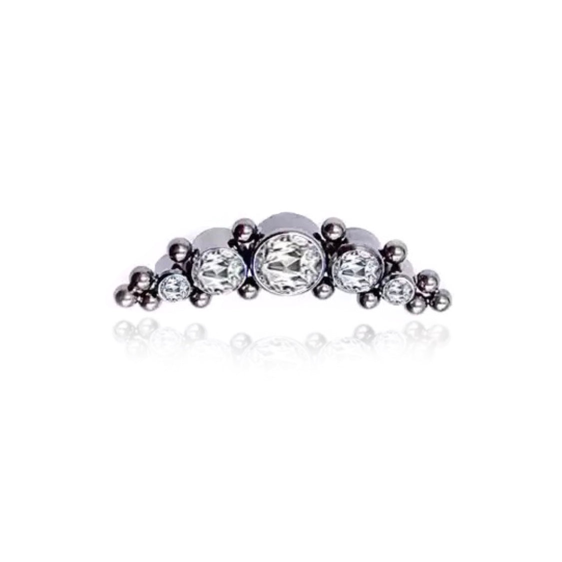 Big Bright Cluster Piercing- UnusualPiercingShop.com