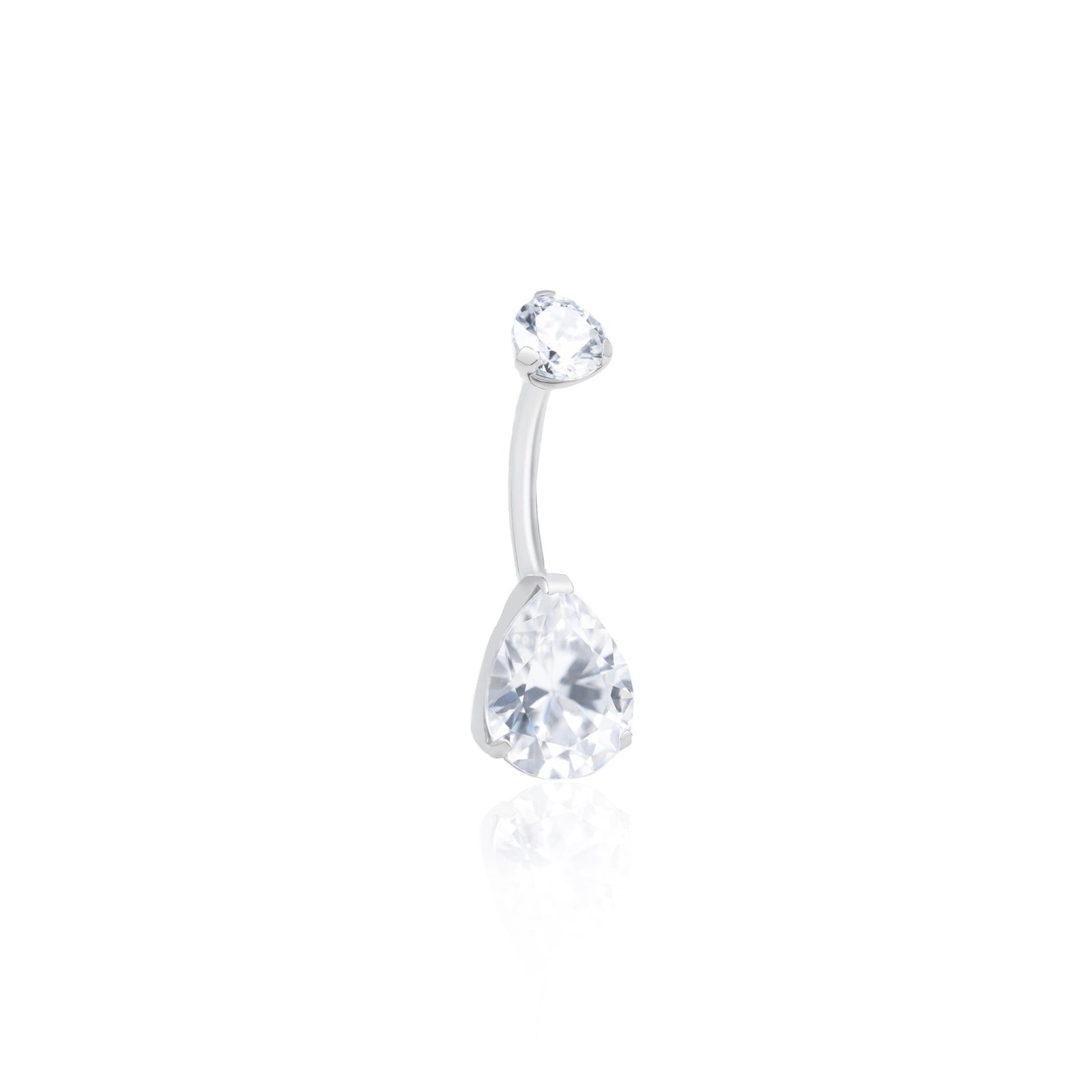 Big White Drop Piercing - UnusualPiercingShop.com