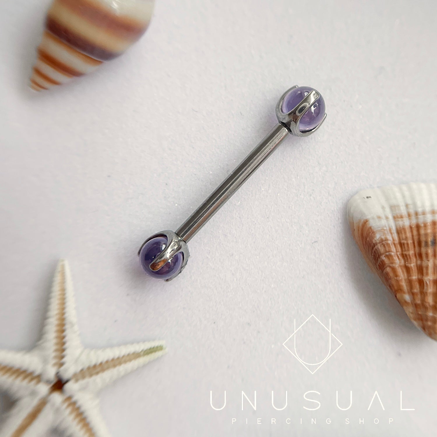 Ametist Nipple Piercing - UnusualPiercingShop.com