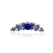 Big Blu Cluster Piercing - UnusualPiericngShop.com
