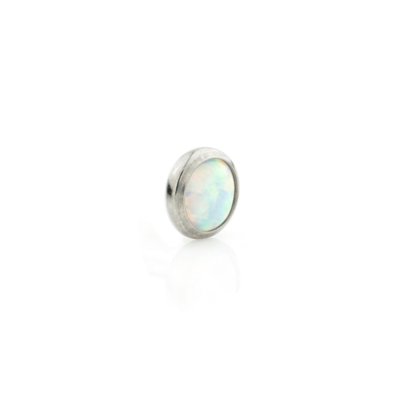 White Opal Dermal Piercing - UnsualPiercingShop.com