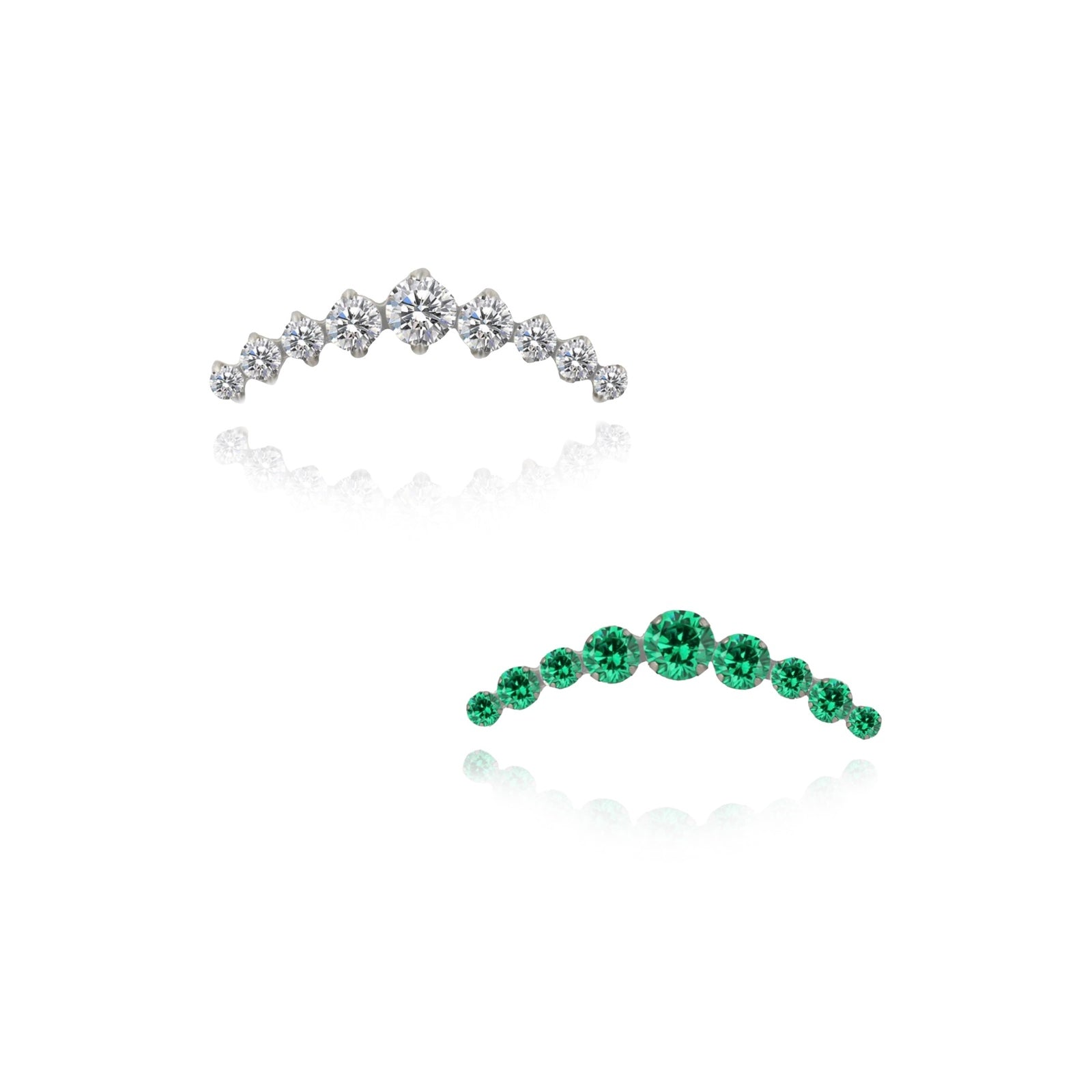 Big Diamond Cluster | Piercing Titanio - UnusualPiercingShop.com