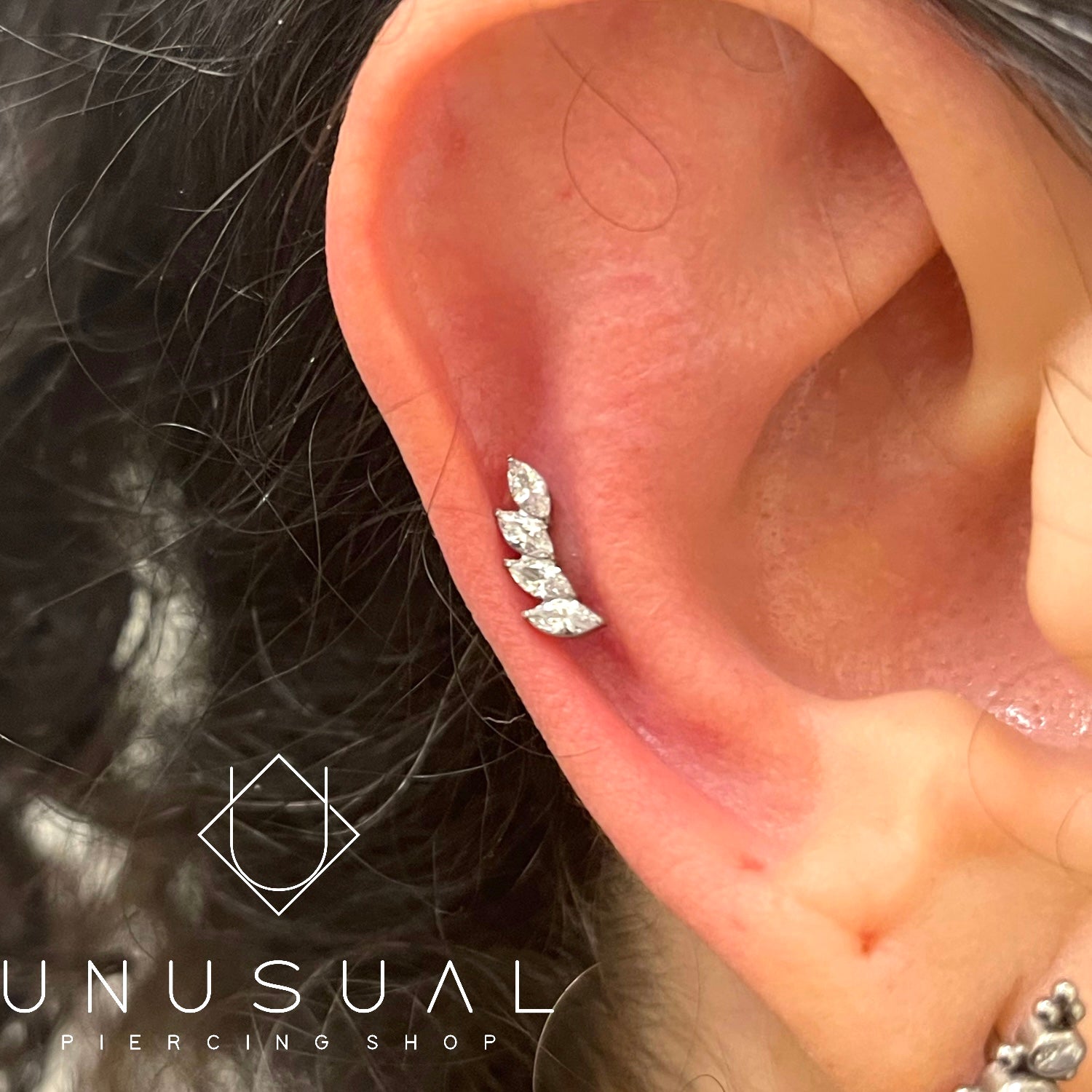 Mermaid Cluster Piercing - UnusualPiercingShop.com