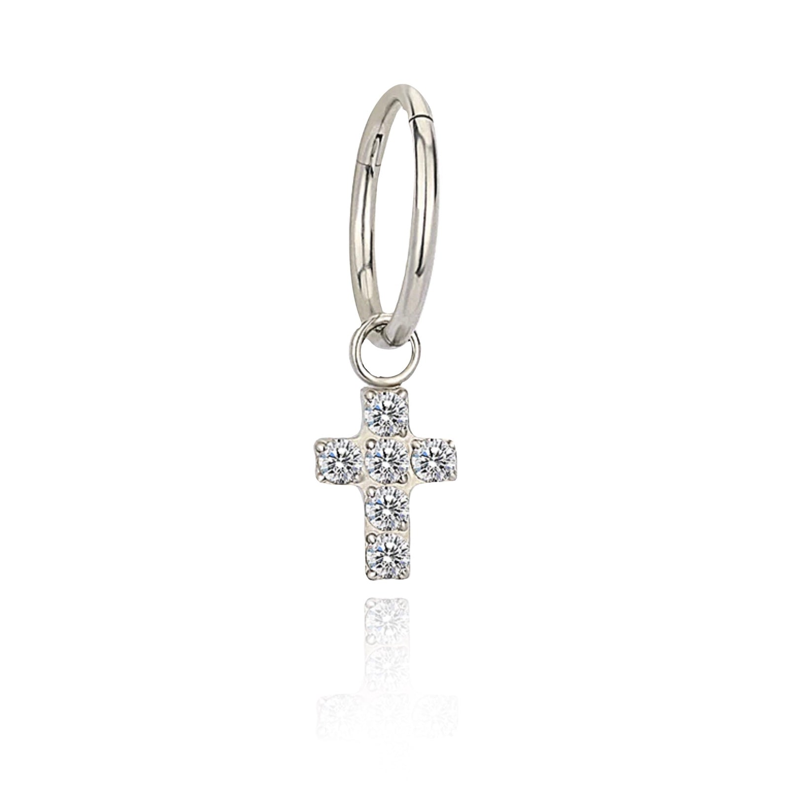 Pendant  Cross Piercing Titanio - UnusualPiercingShop.com
