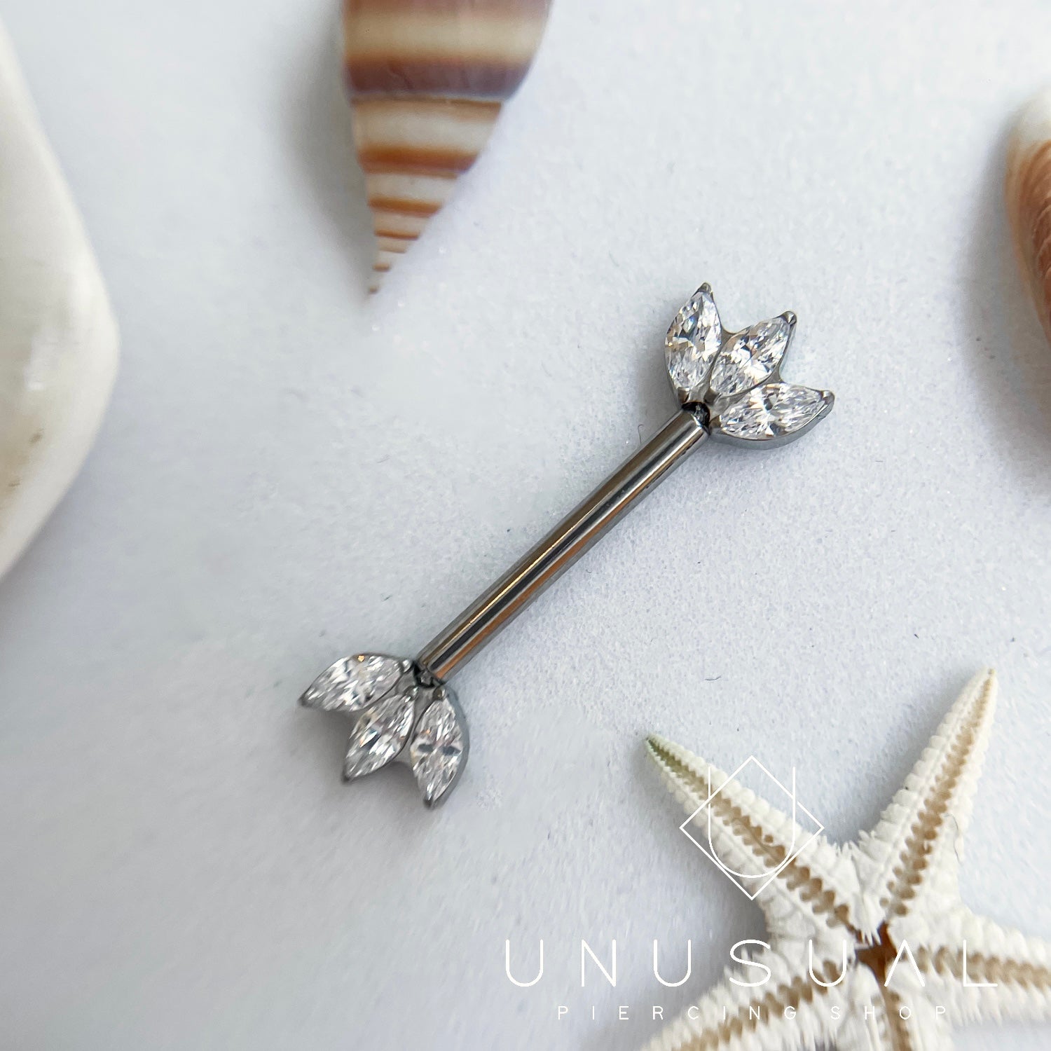 Marquise Nipple Piercing - UnusualPiercingShop.com