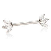 Marquise Nipple Piercing in titanio - UnusualPiercingShop.com