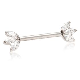 Marquise Nipple Piercing in titanio - UnusualPiercingShop.com