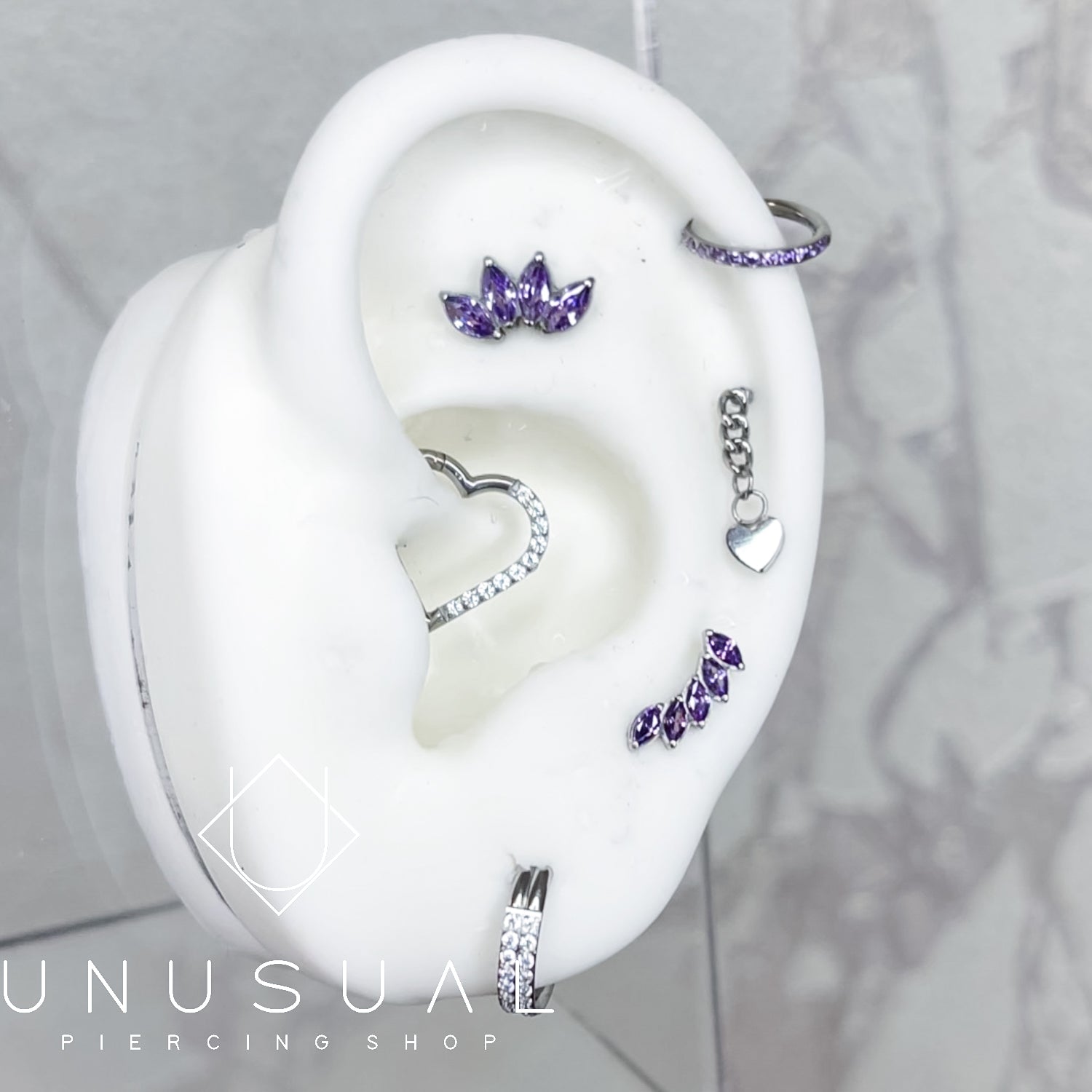 Chained Heart Piercing - UnusualPiercingShop.com