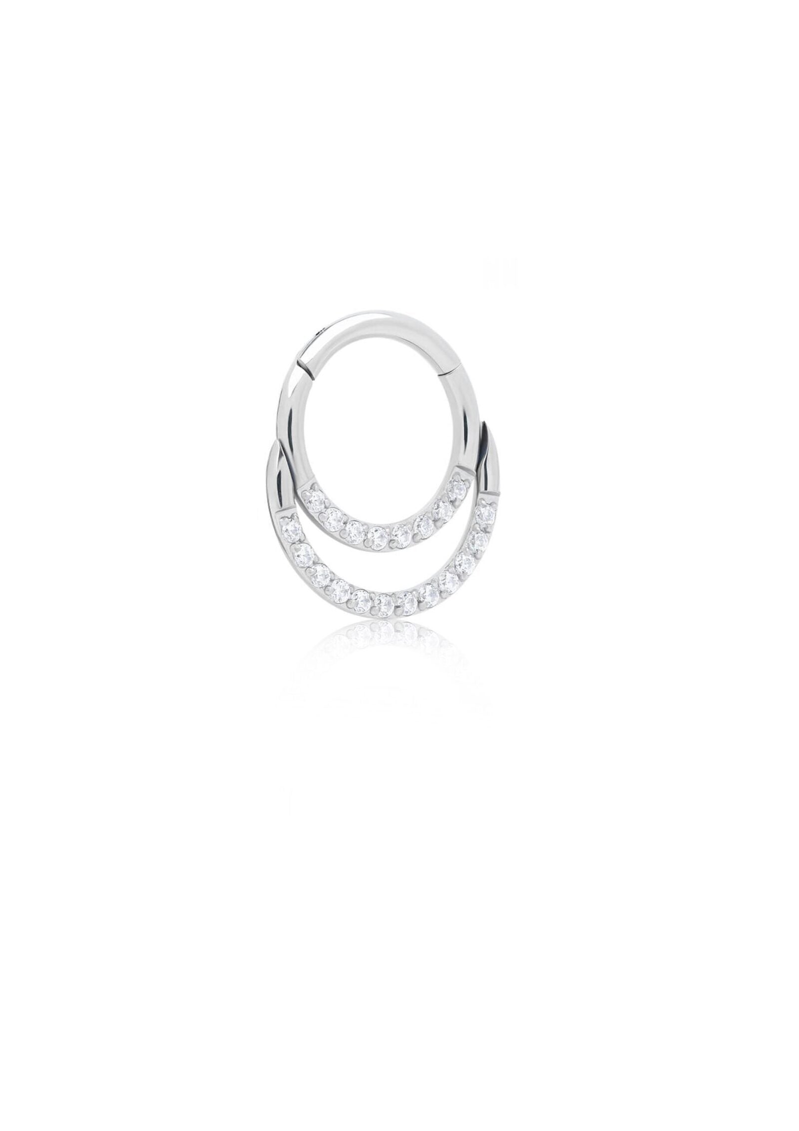 Bright Double Septum Piercing Titanio - UnusualPiercingShop.com
