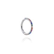 Rainbow Clicker Piercing titanio - UnusualPiercingShop.com