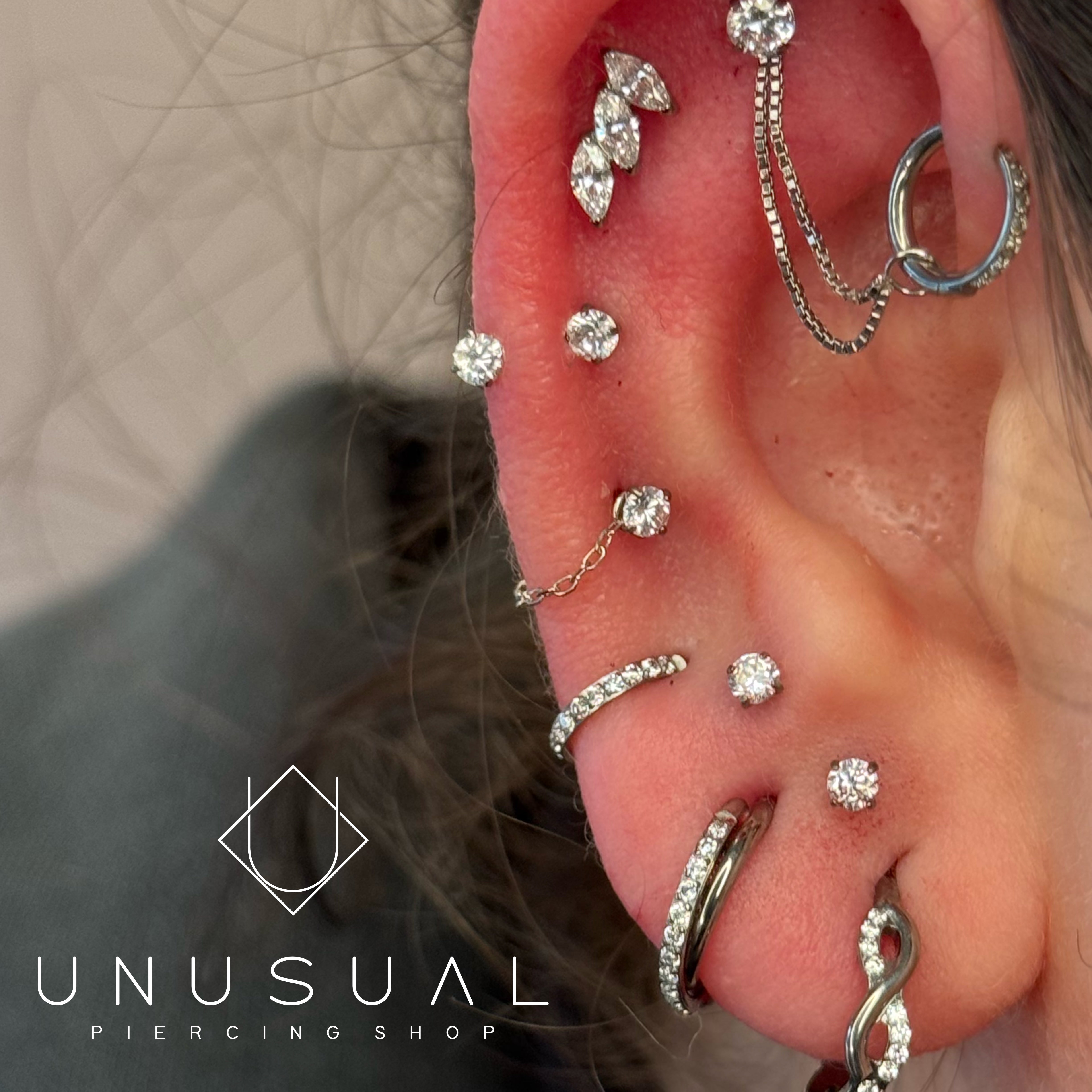Shining Weaving | Clicker Piercing Titanio