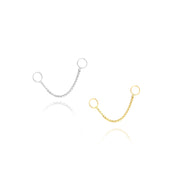 Single Gold | Catenina Piercing oro 14kt - UnusualPiercingShop.com