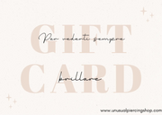 Gift Card di Compleanno - UnusualPiercingShop.com