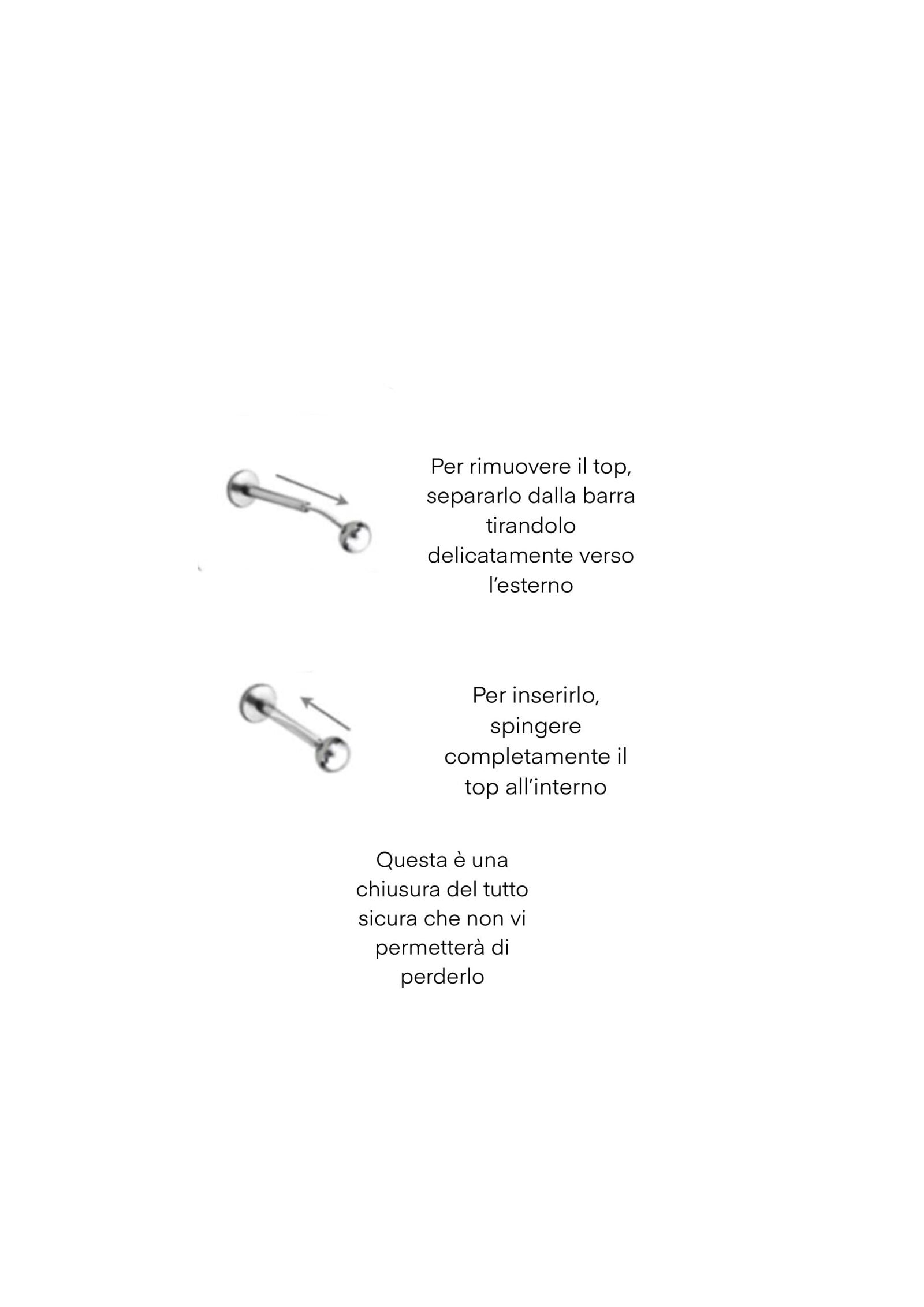 Sword Piercing Oro 14kt - UnusualPiercingShop.com