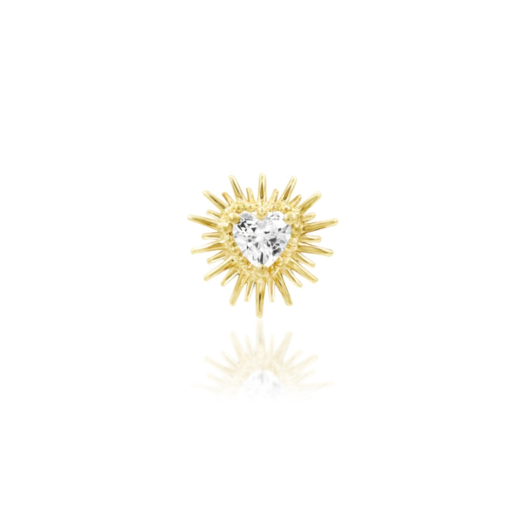 Sacred Heart piercing Oro 14kt - UnusualPiercingShop.com