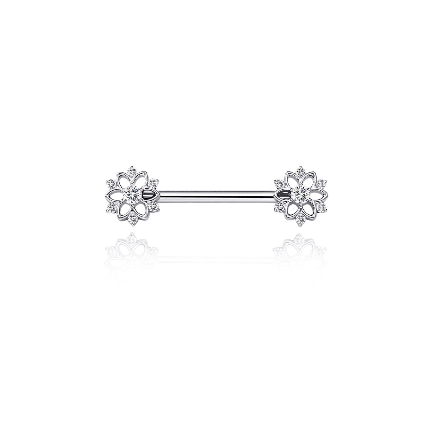 Flower Nipple Piercing - UnusualPiercingShop.com