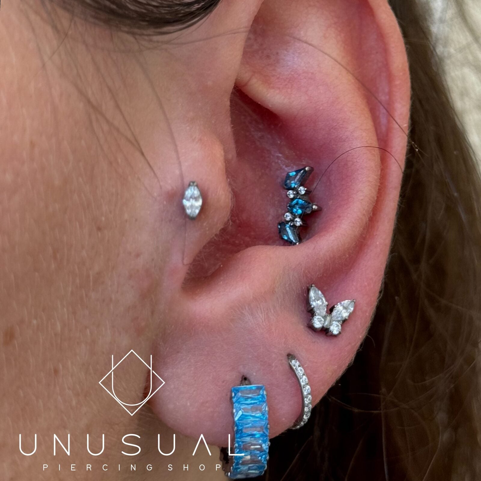 Divinity Cluster Piercing - UnusualPiercingShop.com