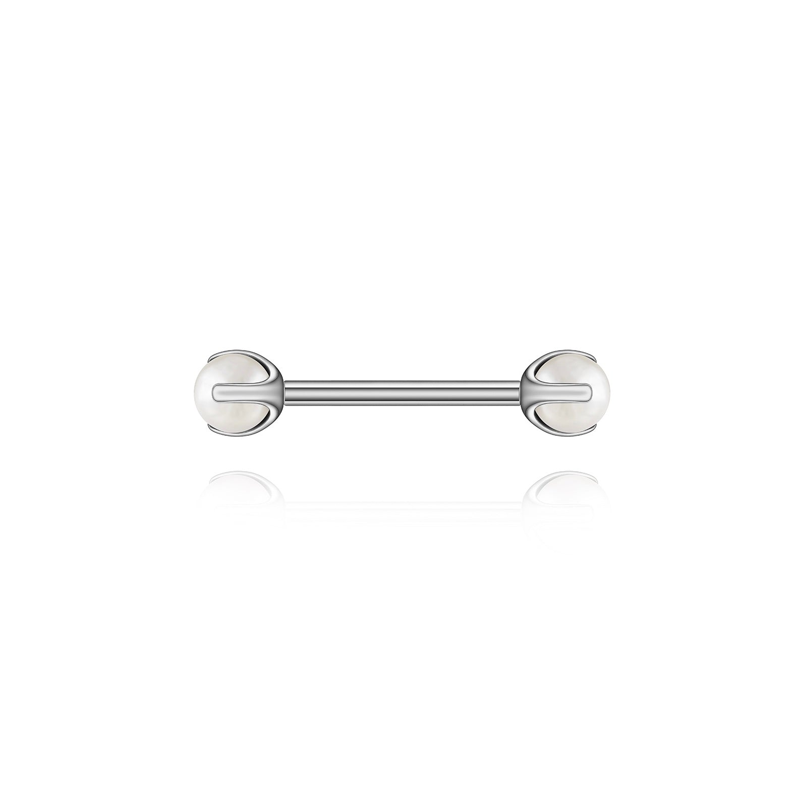 Pearl Nipple Piercing titanio - UnusualPiercingShop.com