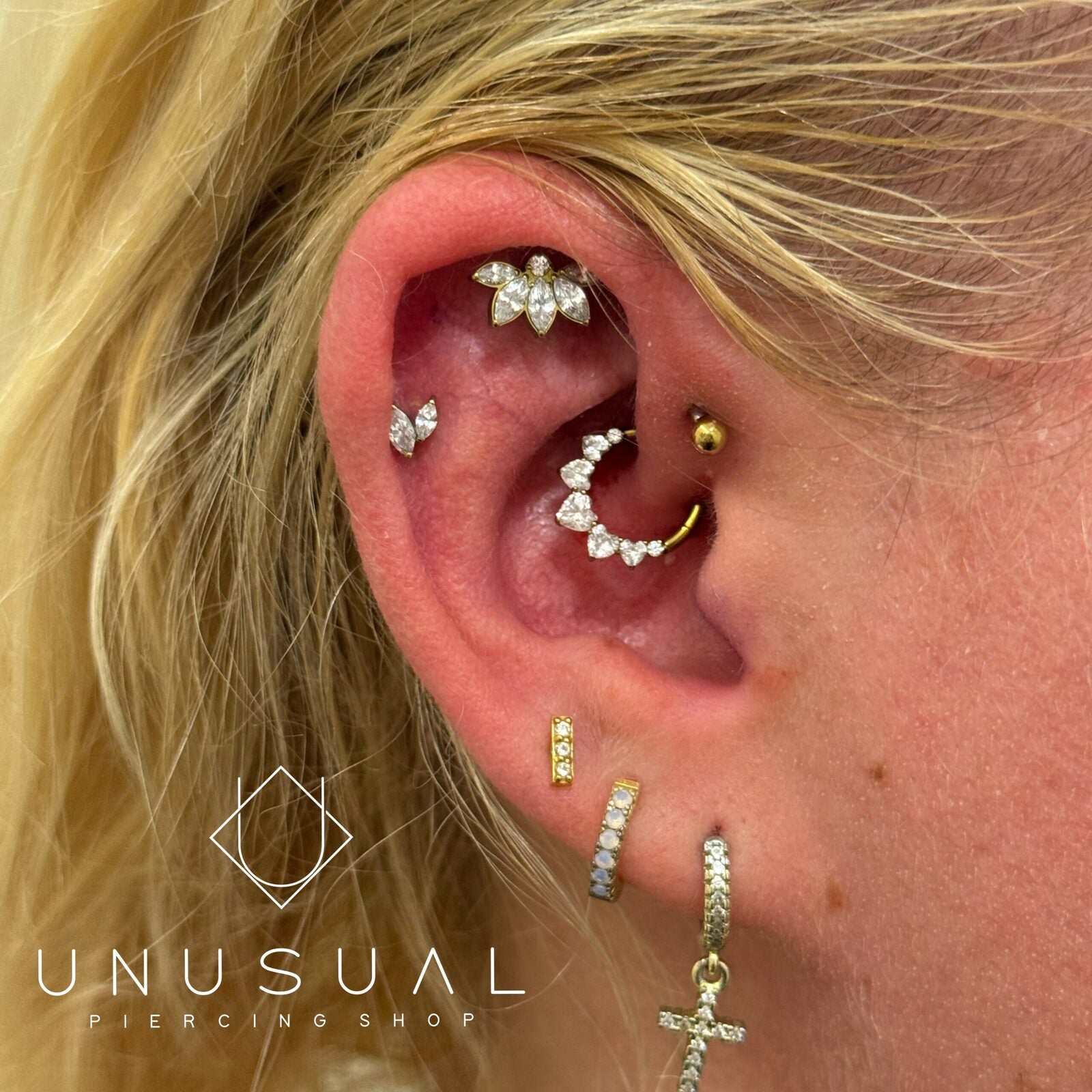 Heartbeat | Daith Piercing Titanio - UnusualPiercingShop.com