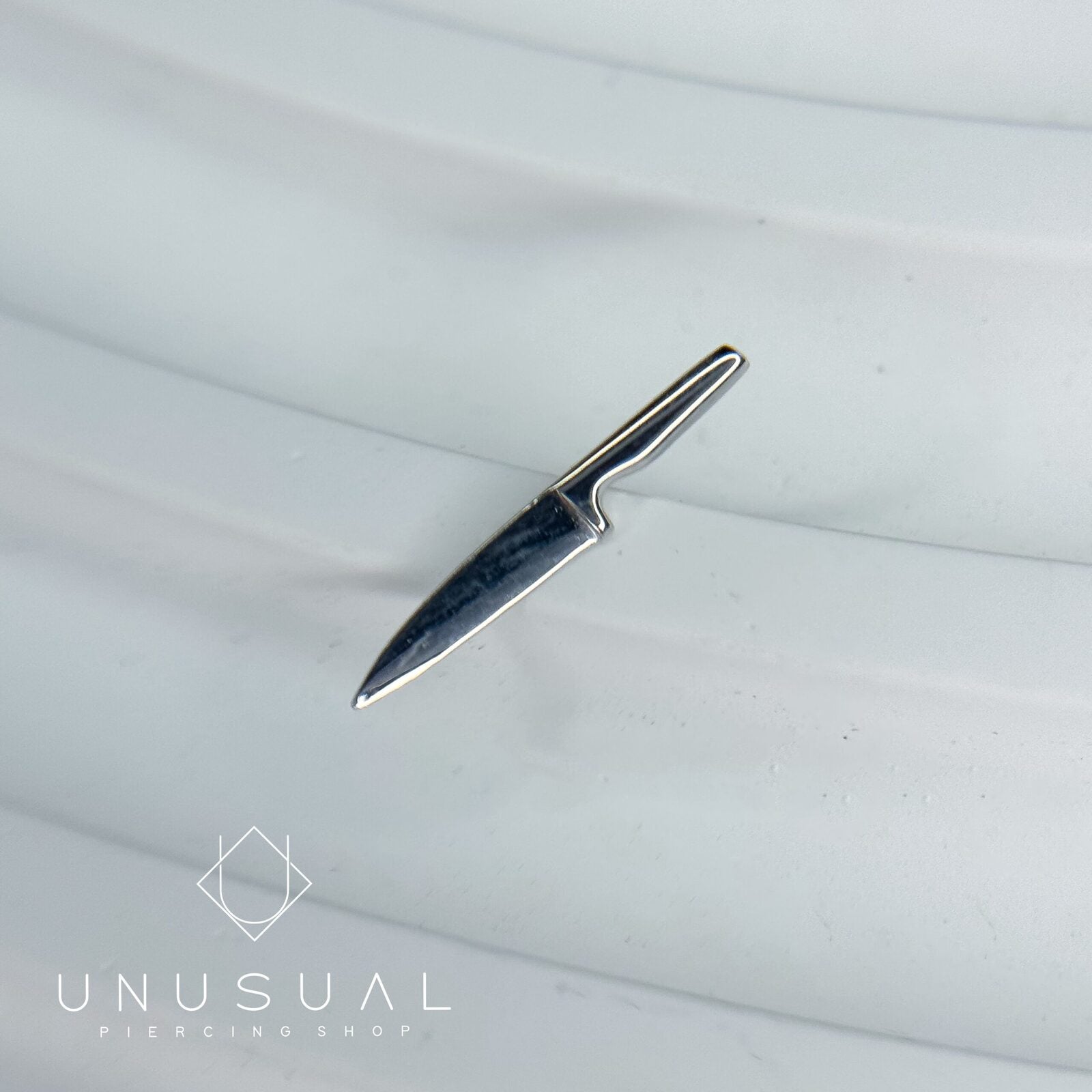 Knife | Piercing oro 14kt - UnsualPiercingShop.com