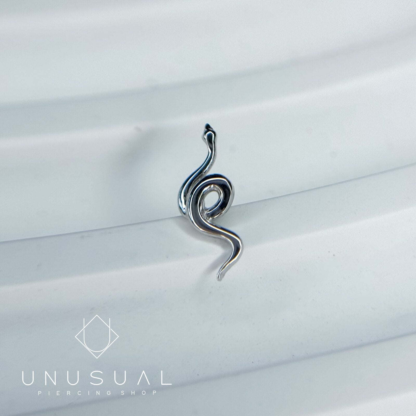 Snake | Piercing oro 14kt - UnusualPiercingShop.com