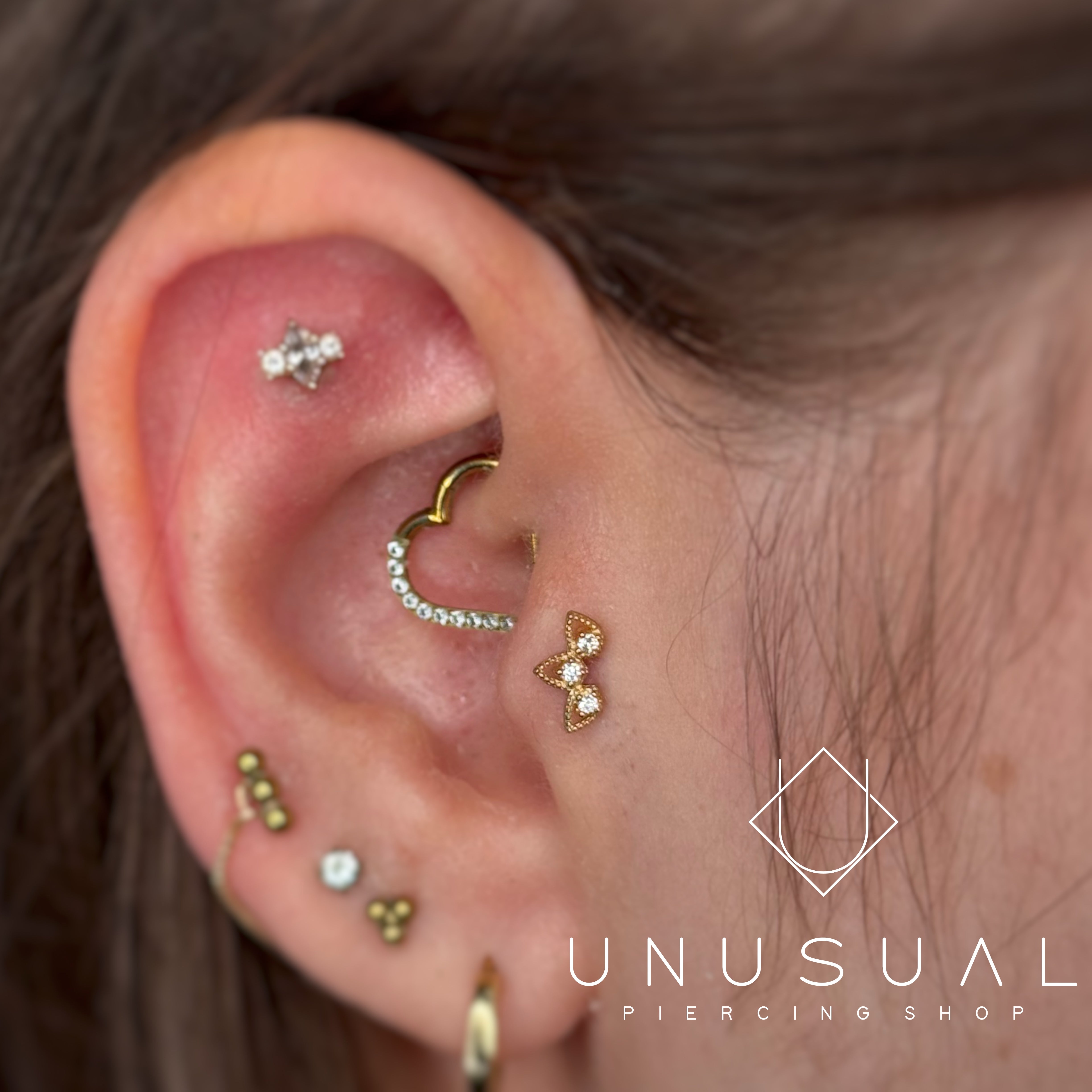 Mini Crown | Oro 14kt Piercing