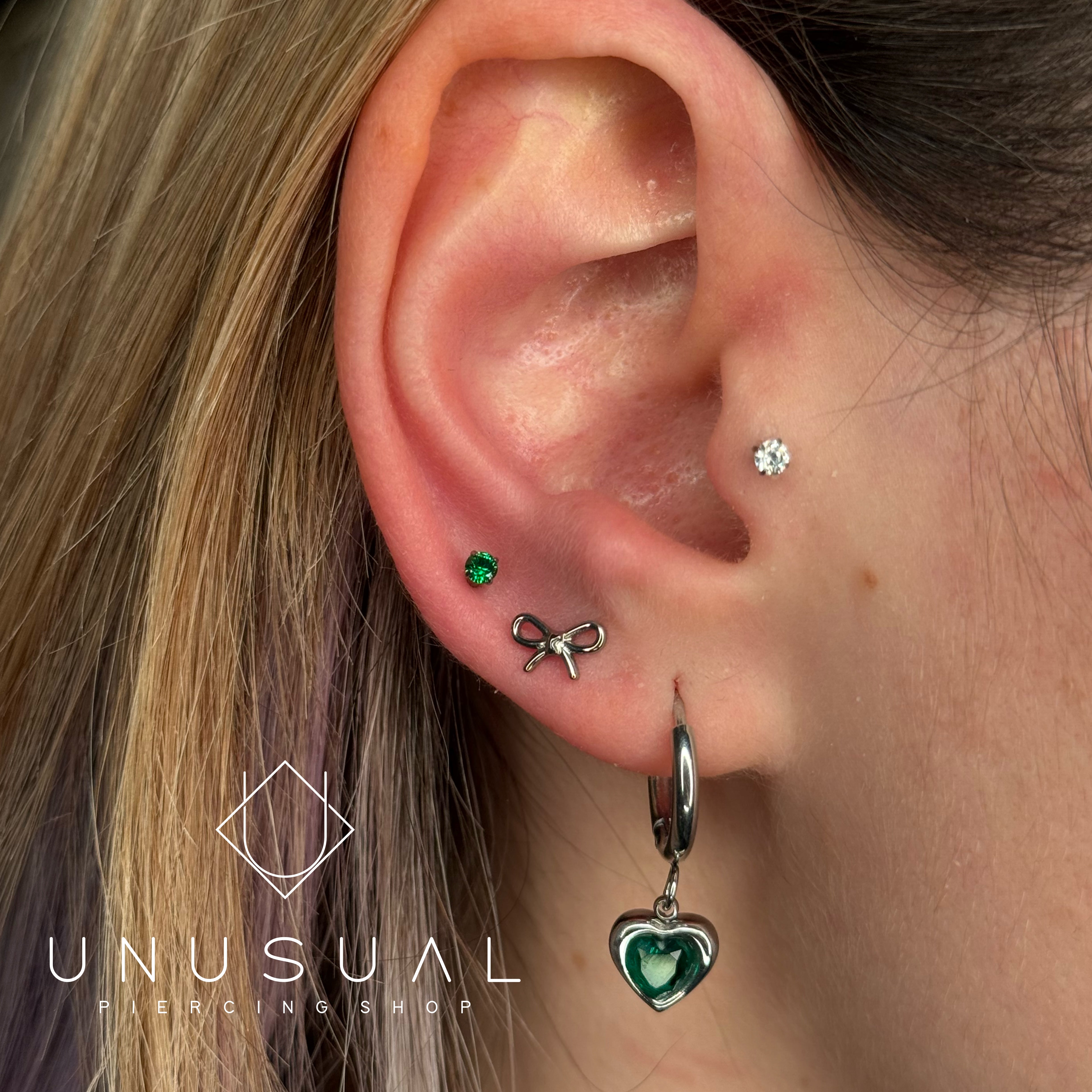 Dangling Heart | Orecchini Acciaio Chirurgico