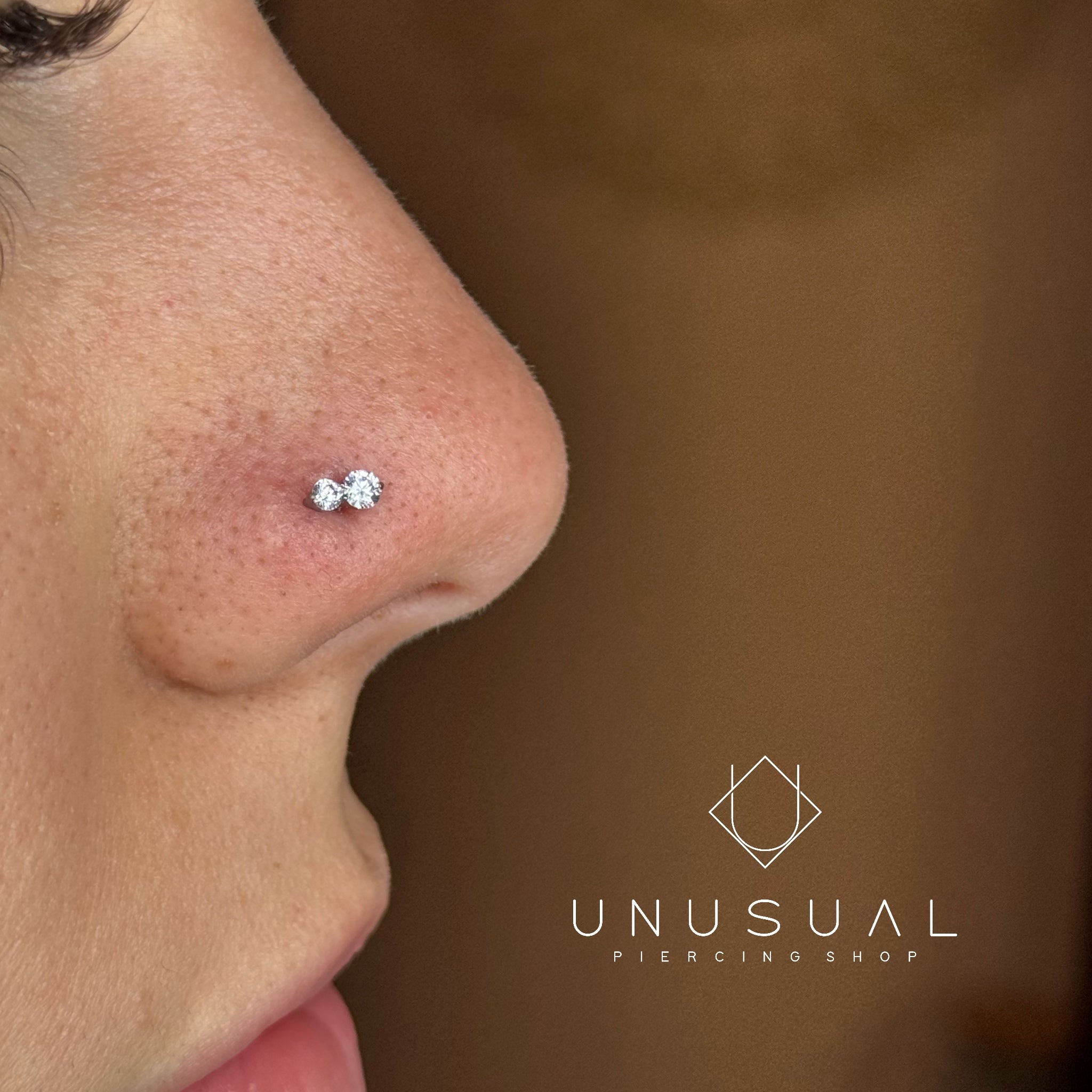 Lil Double Diamond | Piercing Titanio
