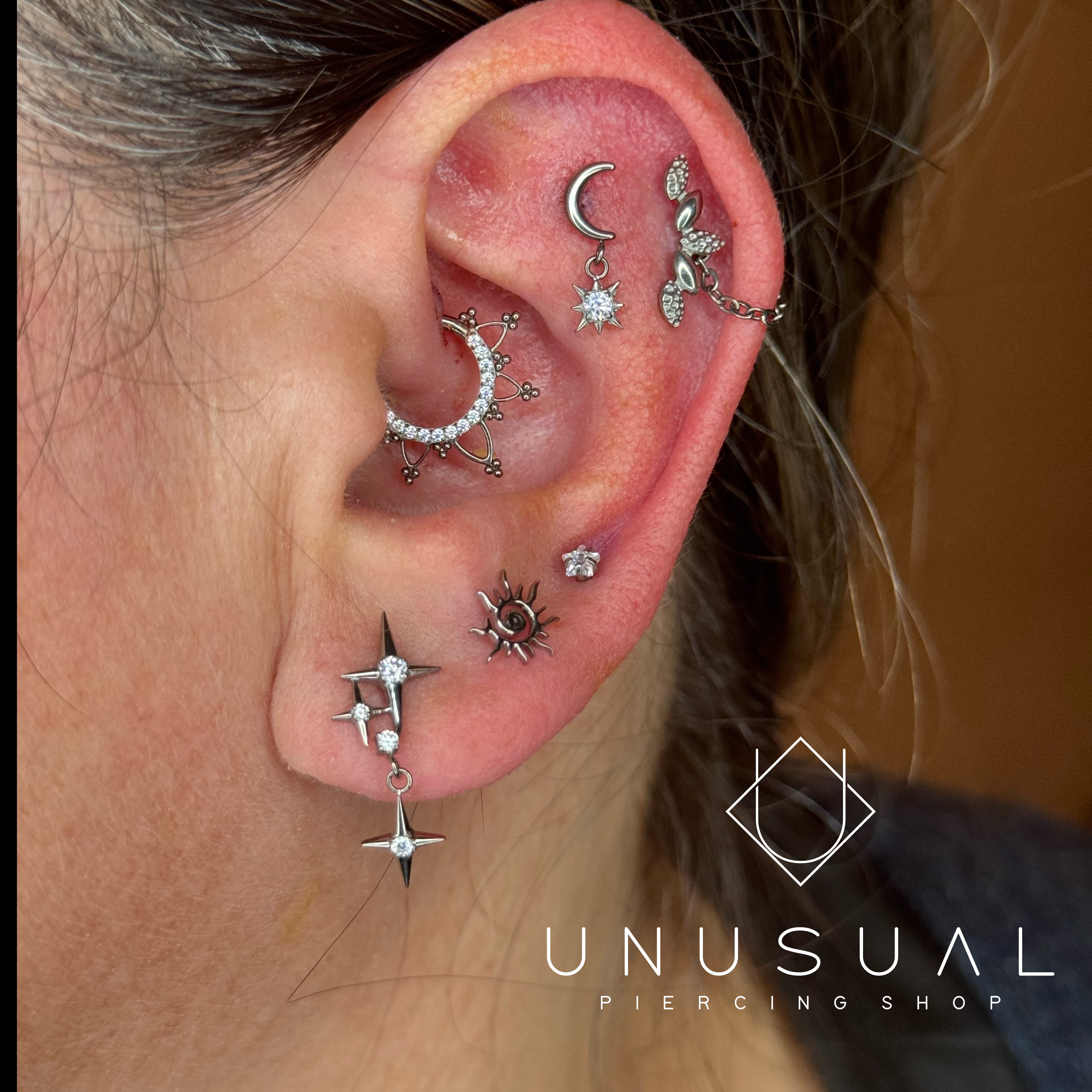 Sun | Piercing Titanio