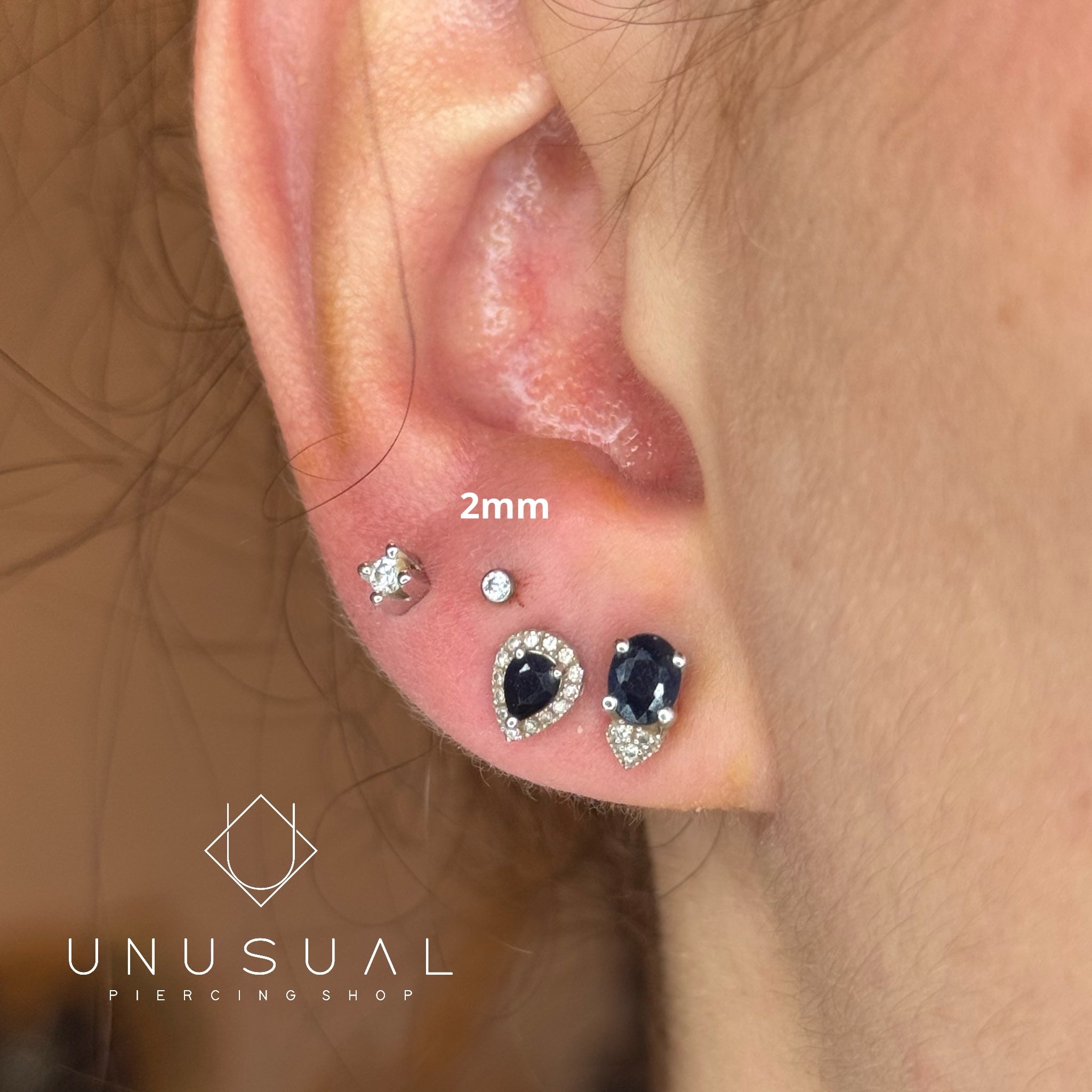 Flat Diamond | Piercing Titanio