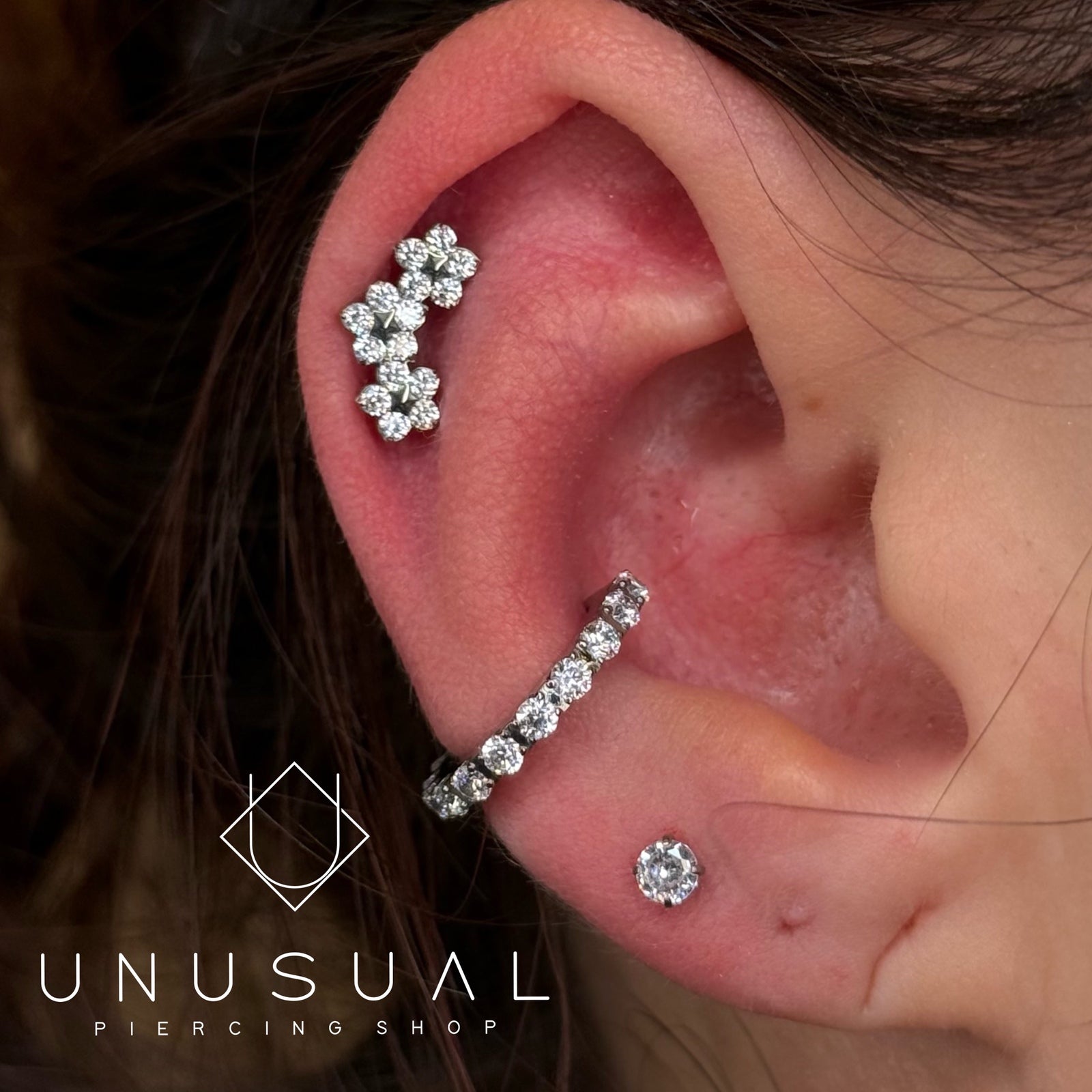 Double Face | Conch piercing titanio - UnusualPiercingShop.com