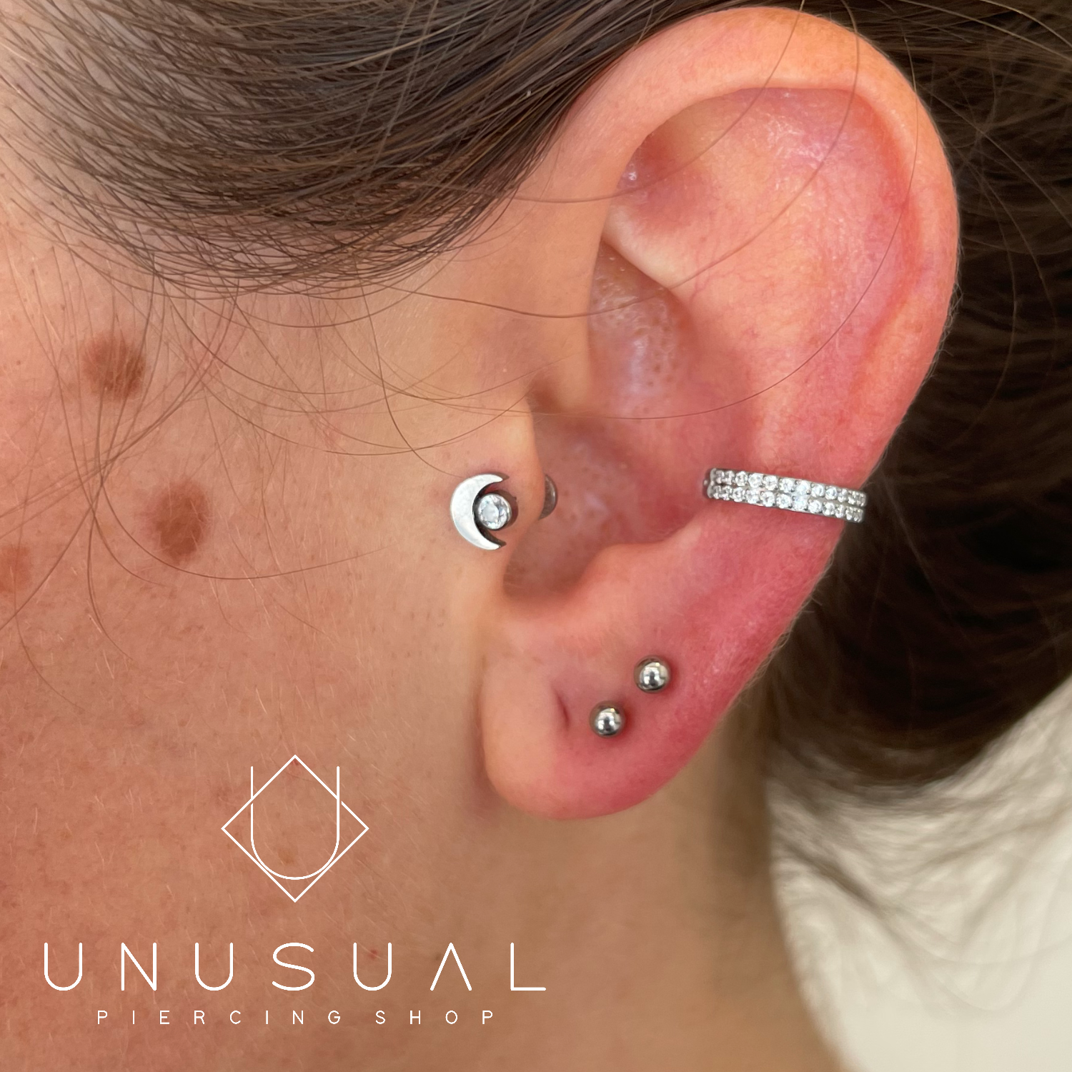 Double Stylish | Clicker Piercing Titanio - UnusualPiercingShop.com