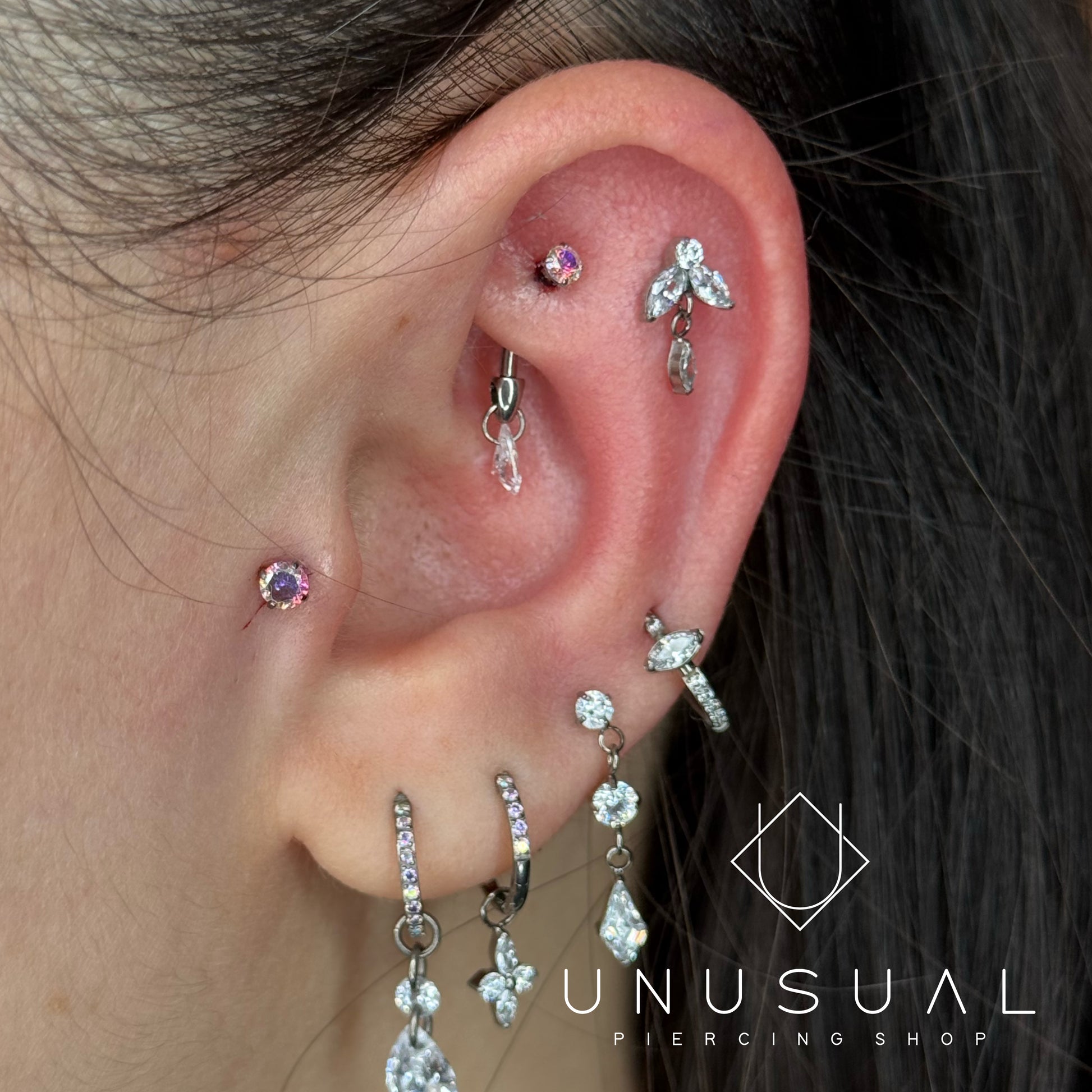 Fancy Drop | Rook Piercing Titanio - UnusualPiercingShop.com
