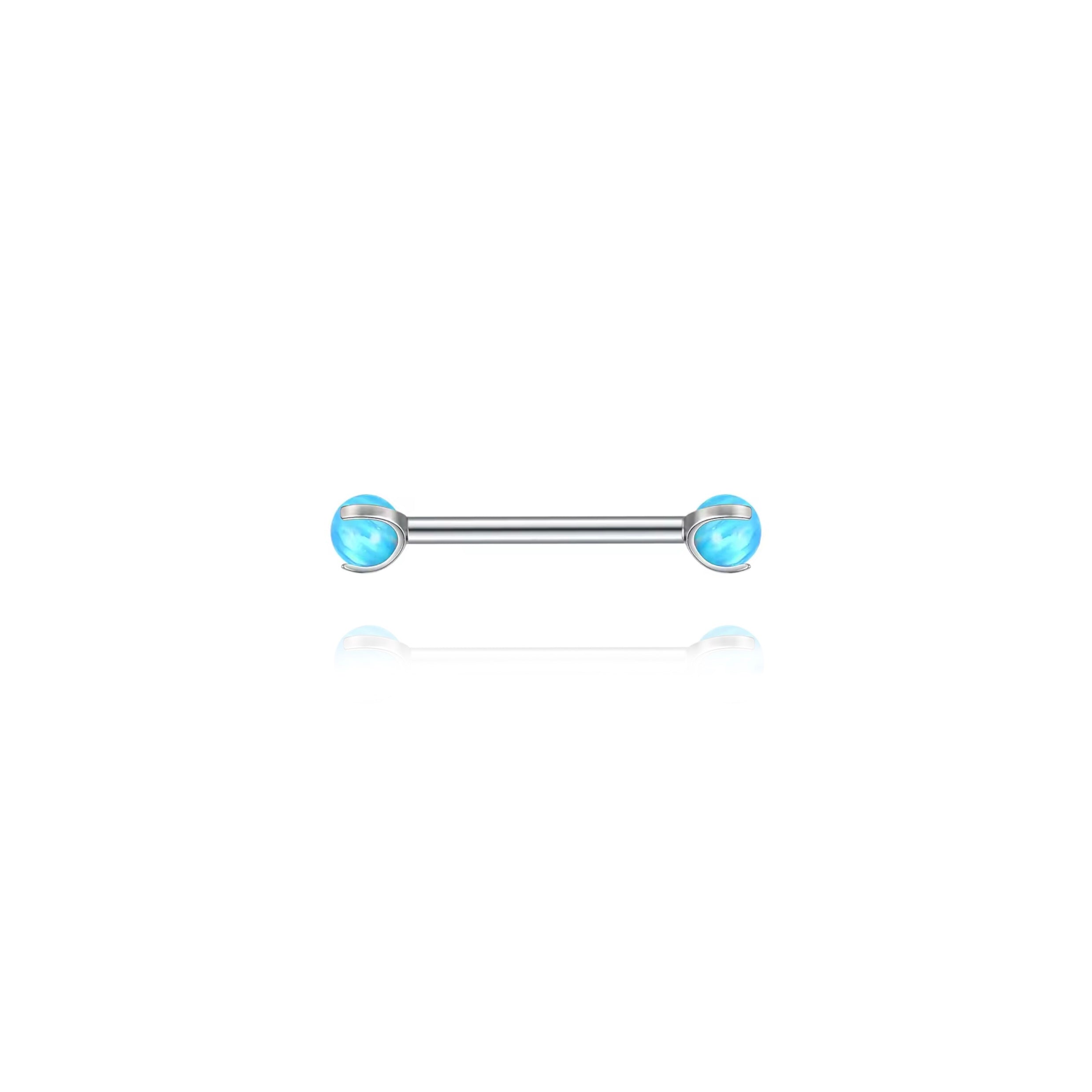 Blu Opal | Nipple Piercing Titanio