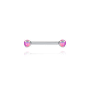 Pink Opal | Nipple Piercing Titanio