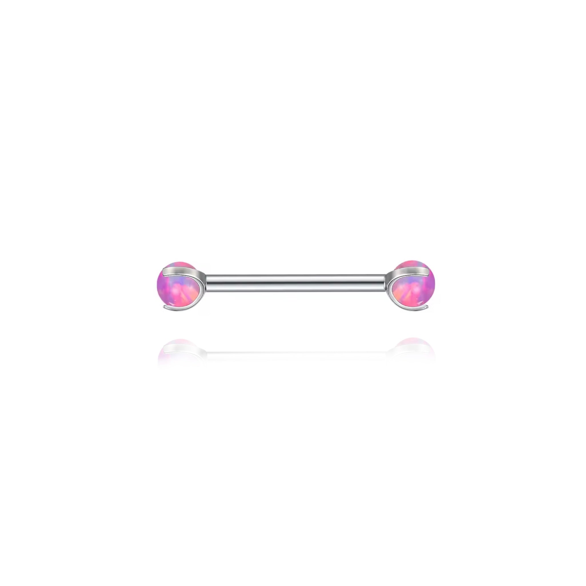 Pink Opal | Nipple Piercing Titanio