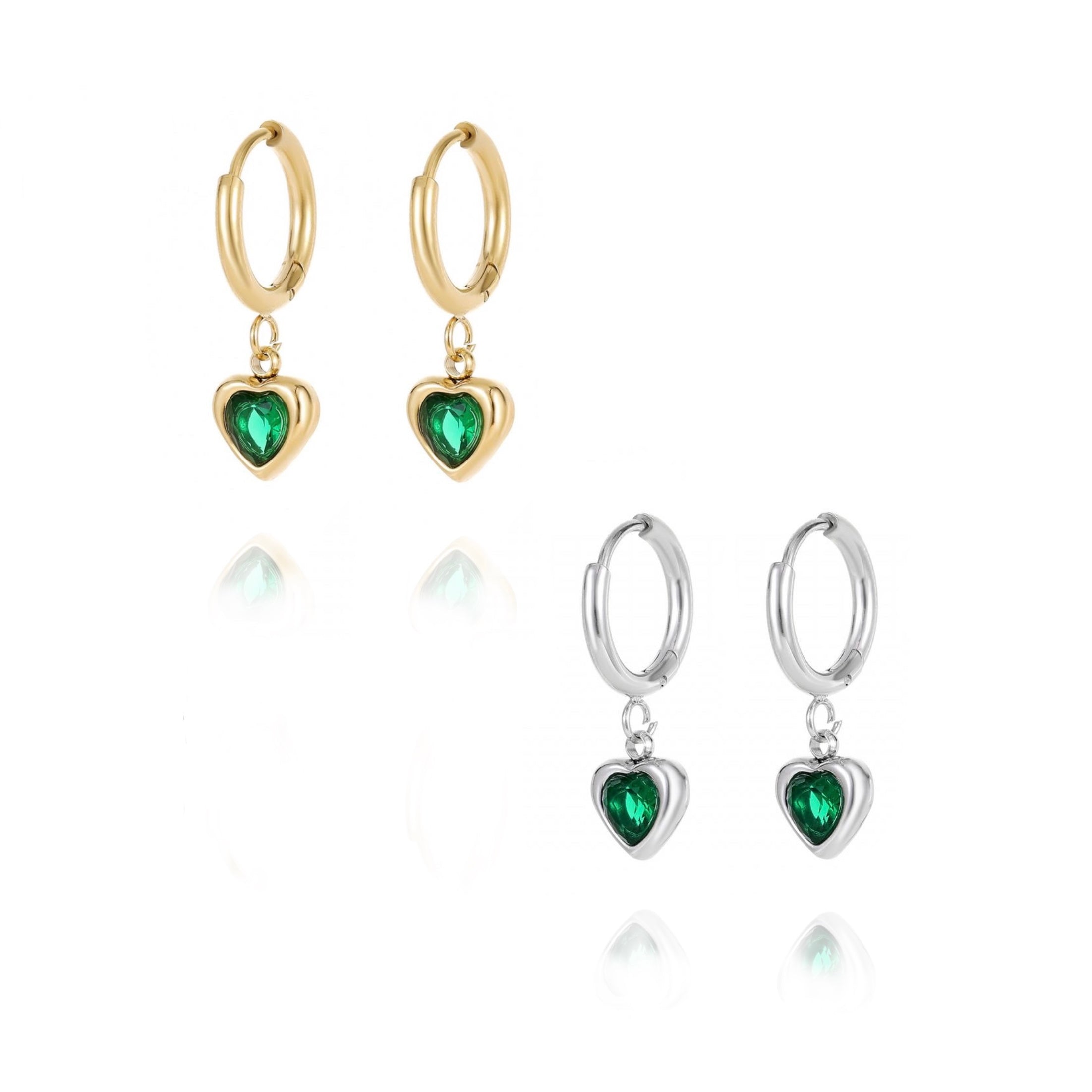 Dangling Heart | Orecchini Acciaio Chirurgico