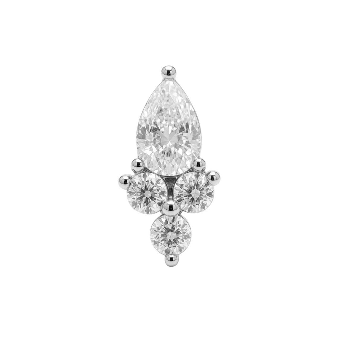 Royal Tear | Oro 14kt Piercing