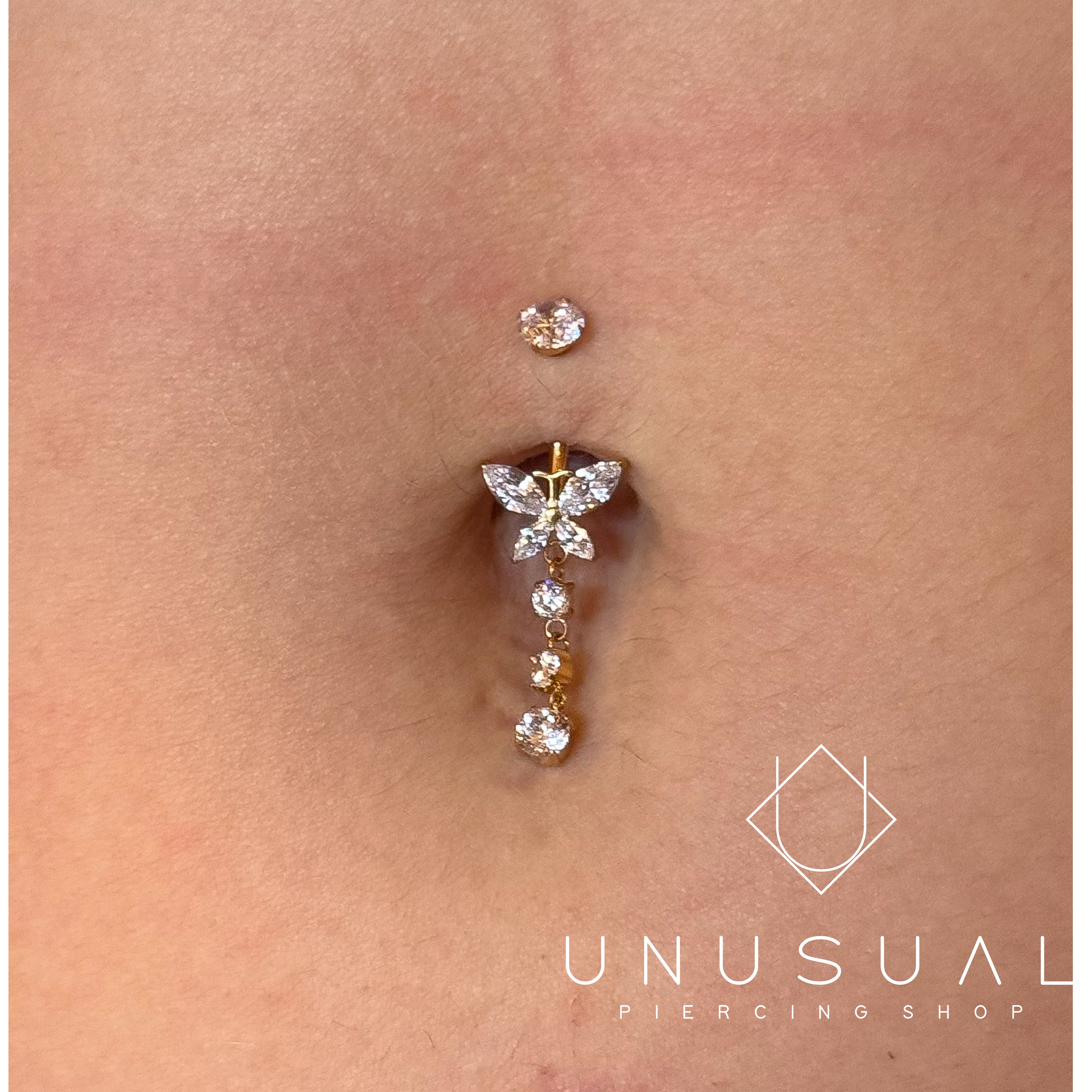 Butterfly | Navel Piercing Titanio