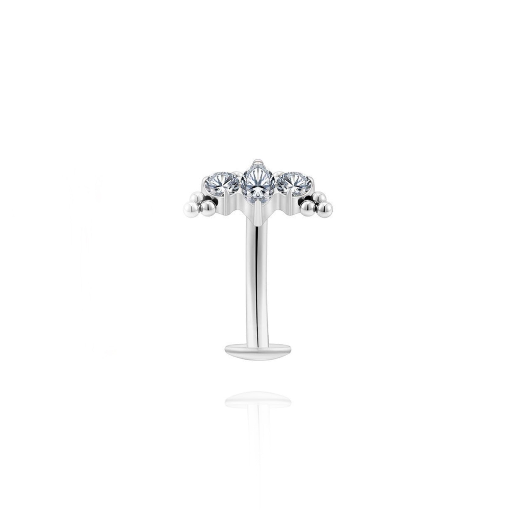 Marquise Cluster | Floating Navel Piercing