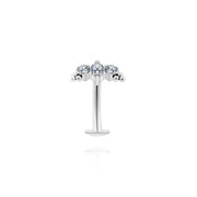 Marquise Cluster | Floating Navel Piercing