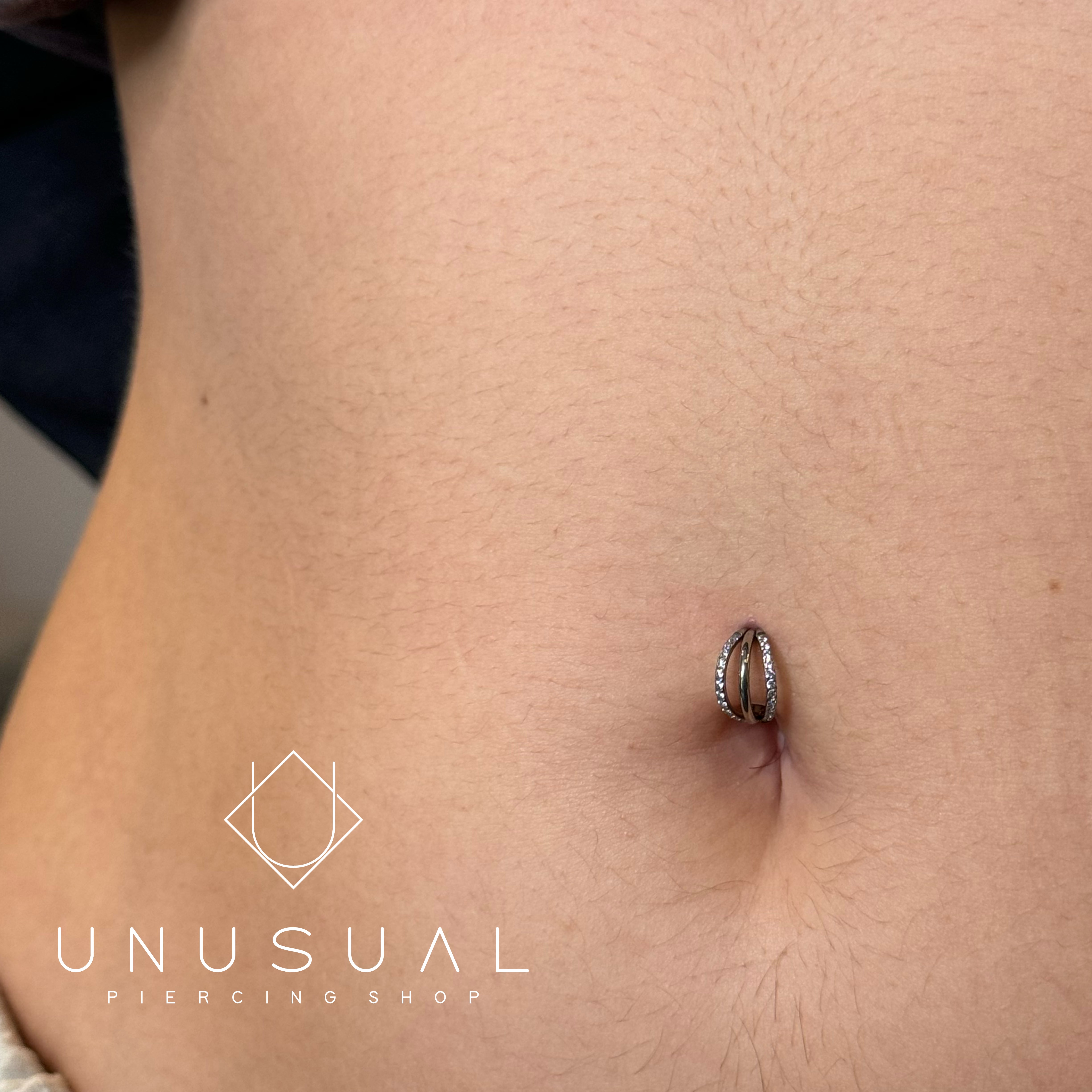 Triple Bright | Clicker Piercing Titanio