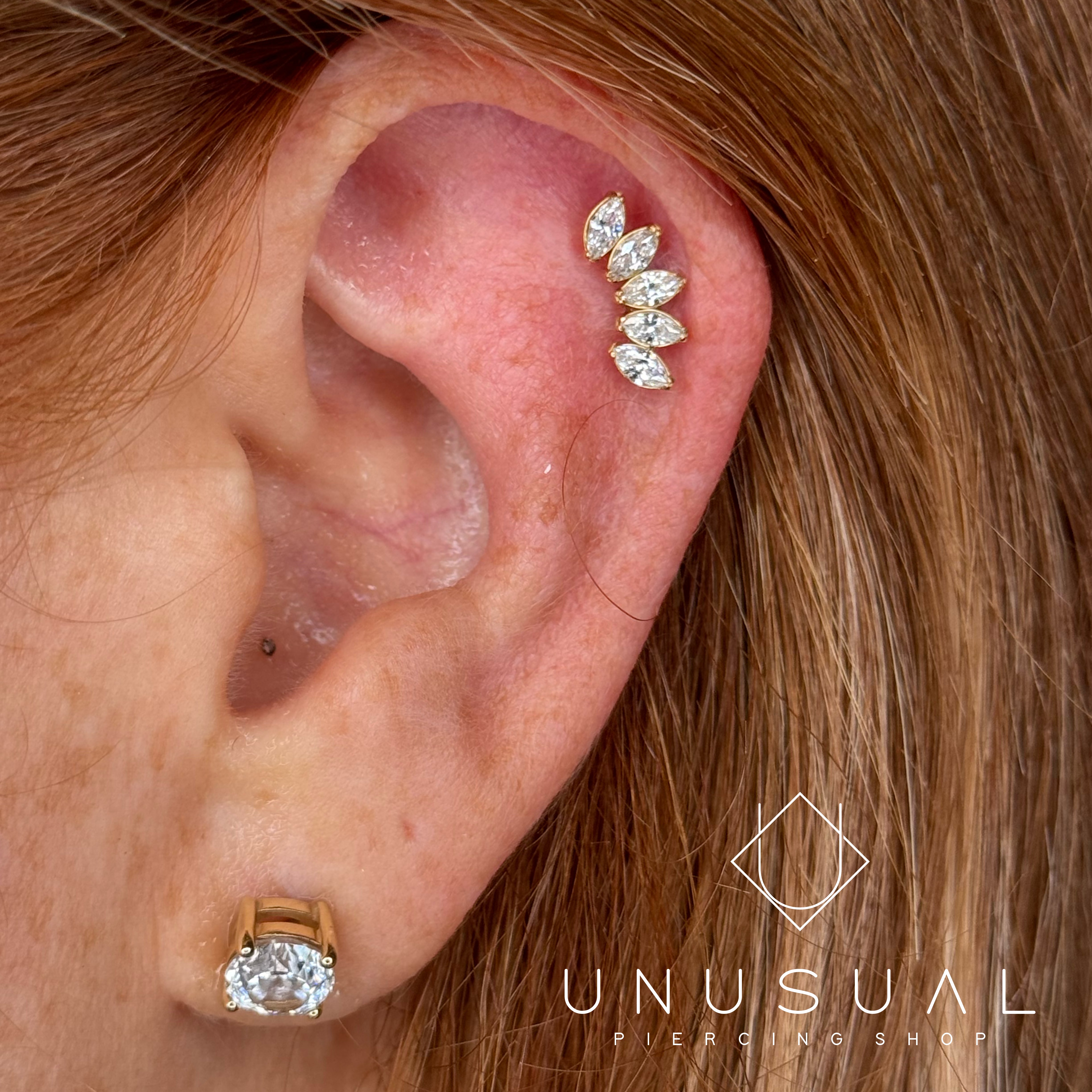 Big Marquise | Piercing Titanio