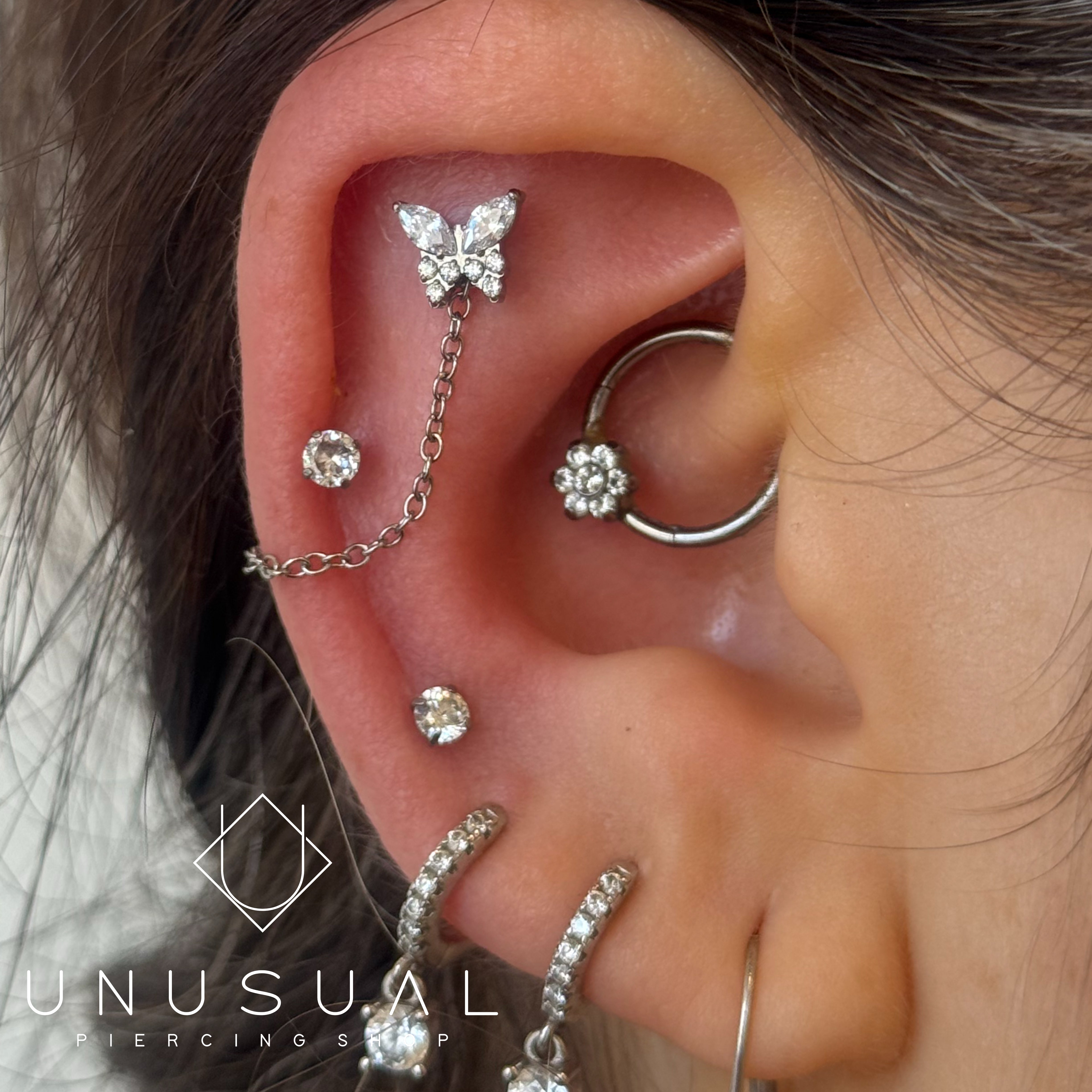 Rosé | Daith Piercing Titanio